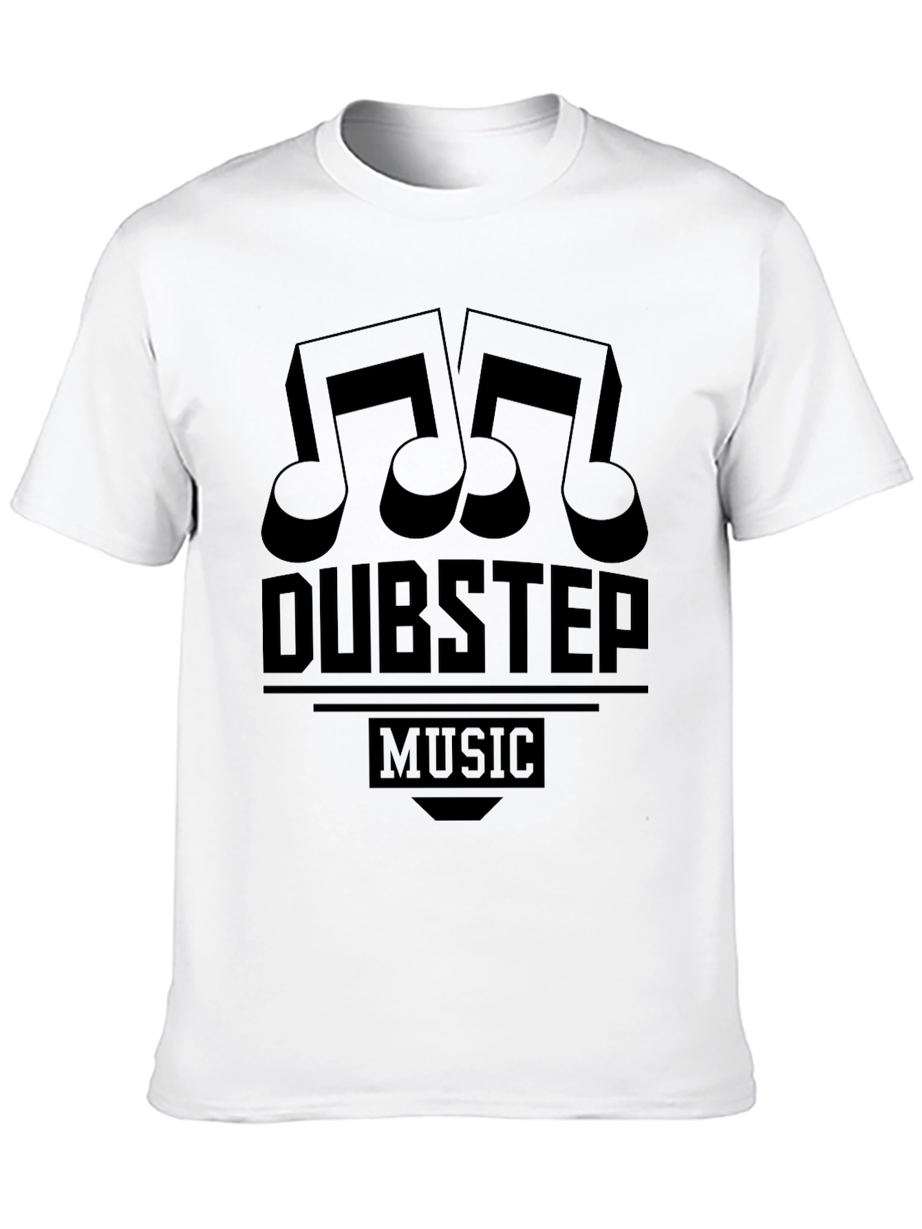 Dubstep Music Black Graphic T-Shirt