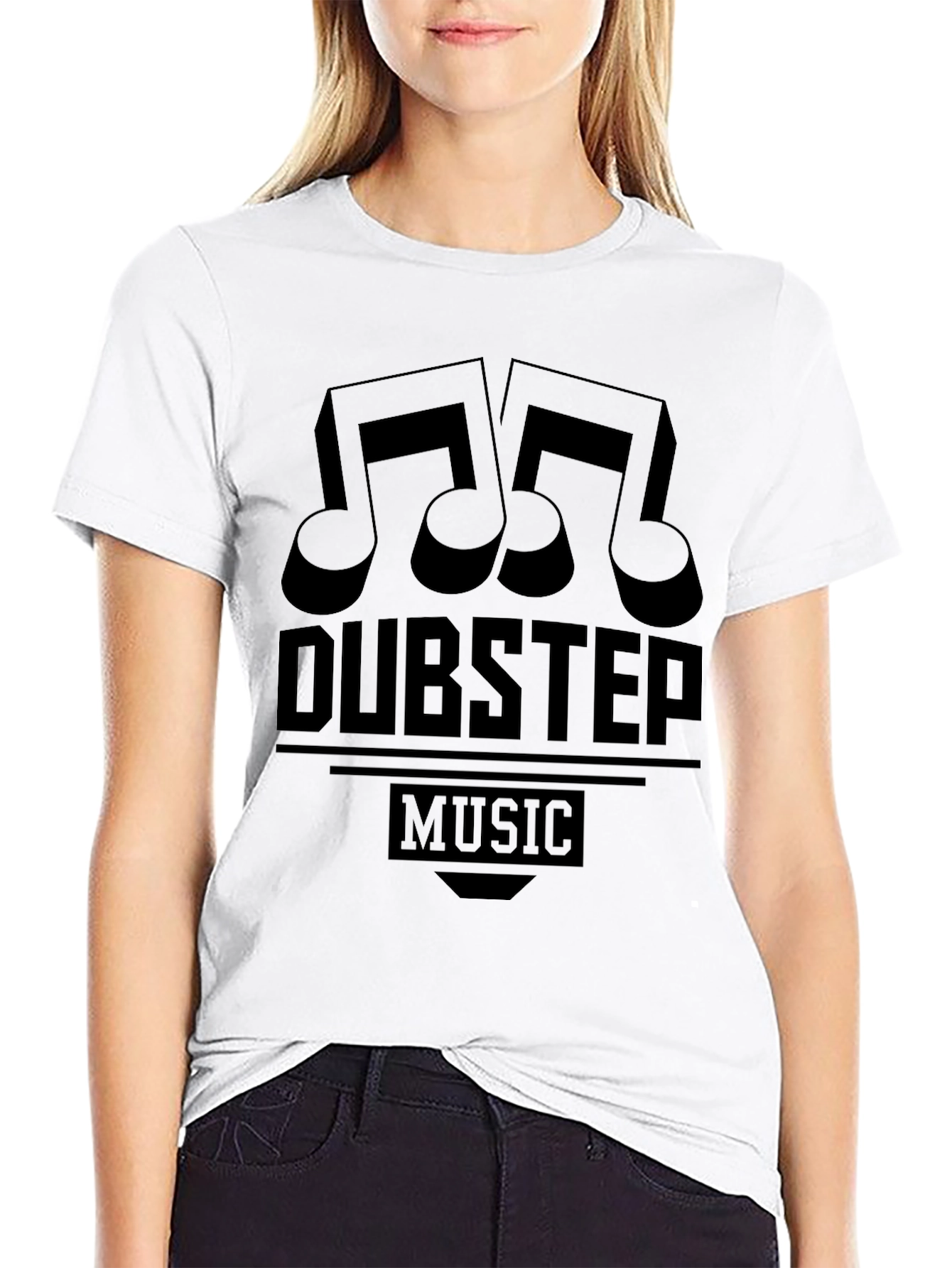 Dubstep Music Black Graphic T-Shirt