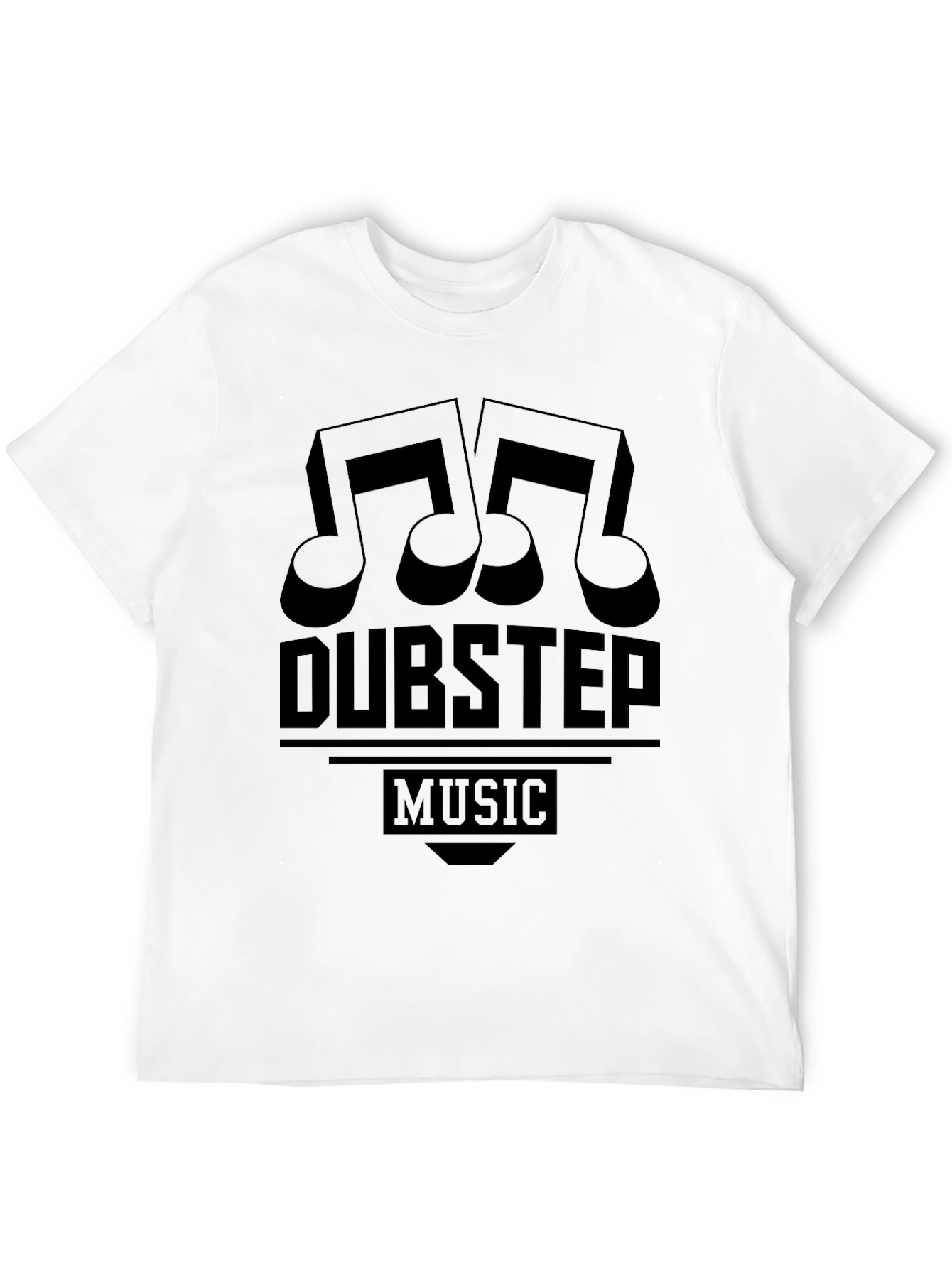 Dubstep Music Black Graphic T-Shirt