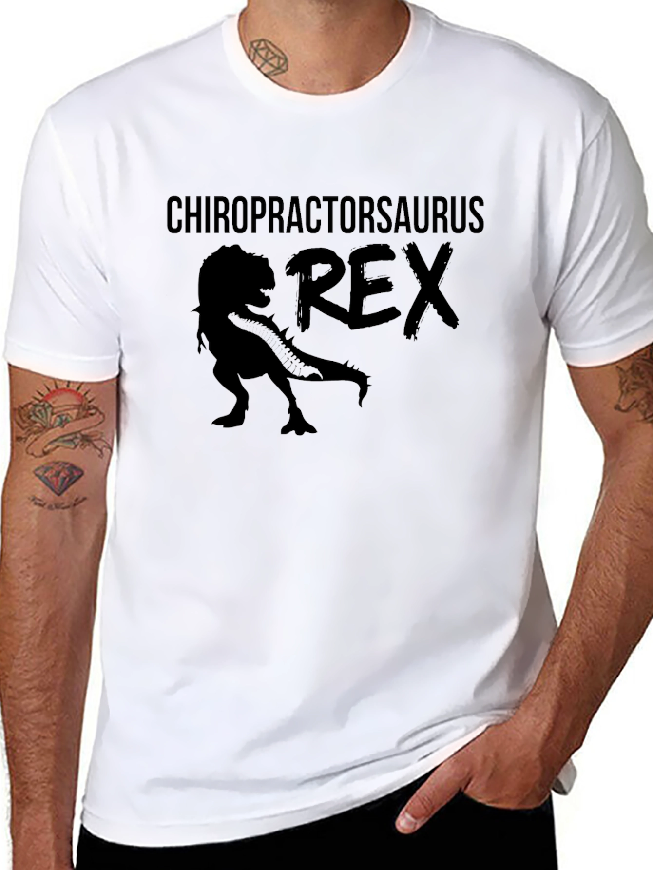 Chiropractorsaurus Rex Graphic T-Shirt