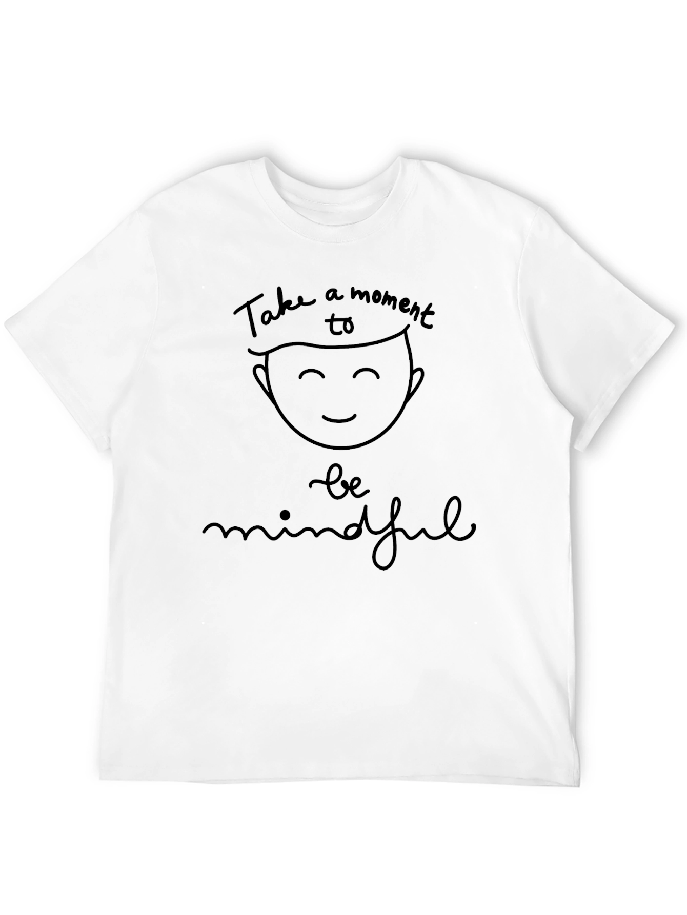 Mindful Moment Graphic Tee - Unisex Black T-Shirt