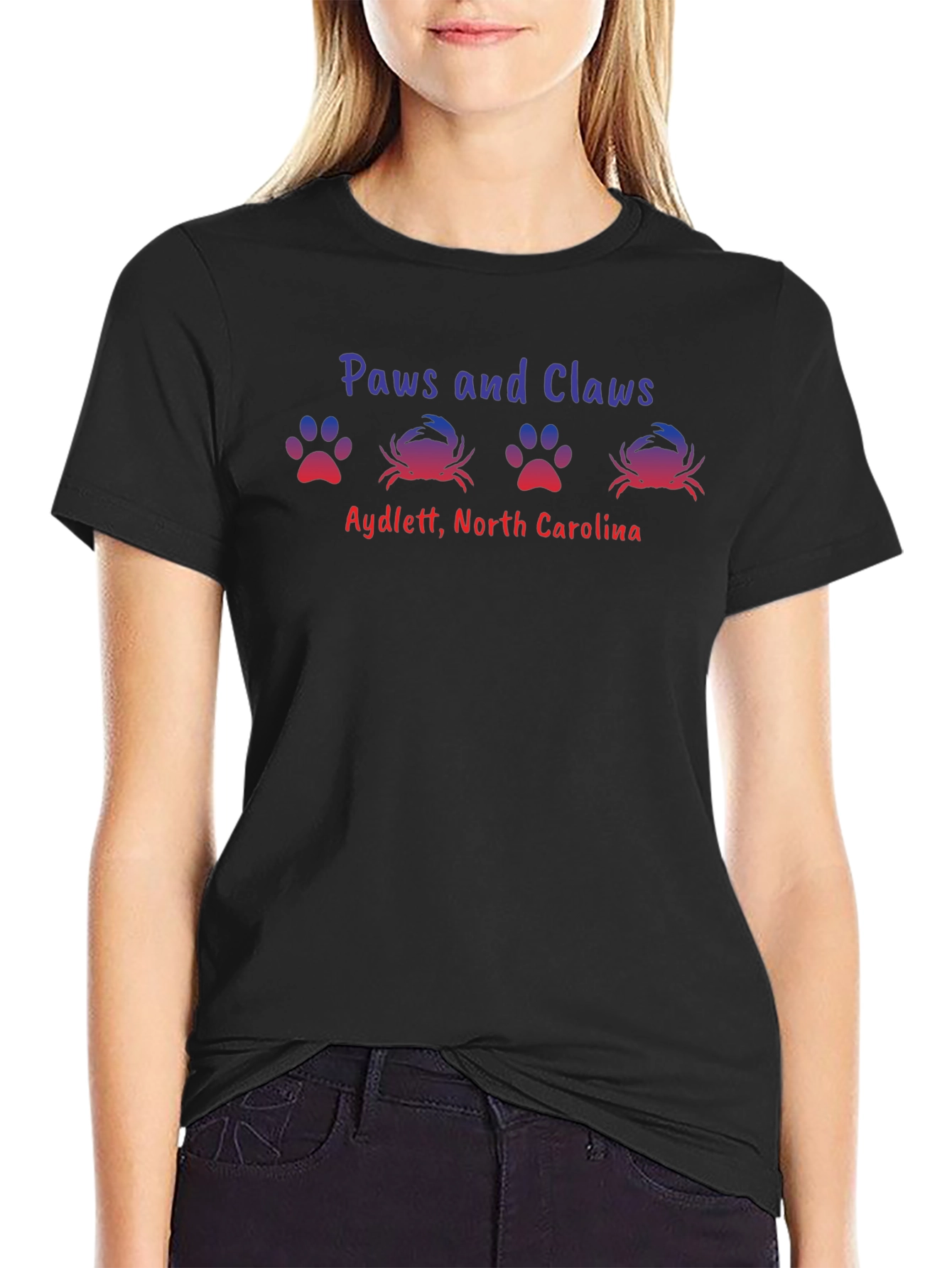 Paws and Claws T-Shirt - Aydlett North Carolina