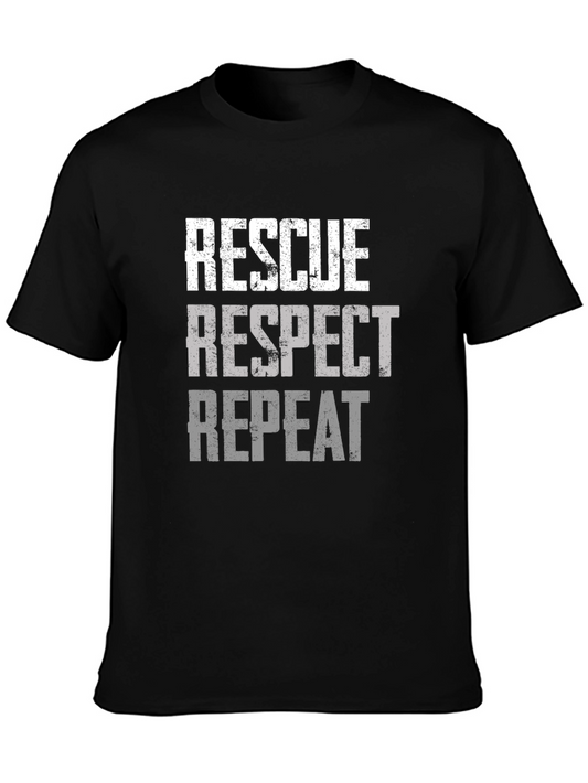 Rescue Respect Repeat Graphic Tee