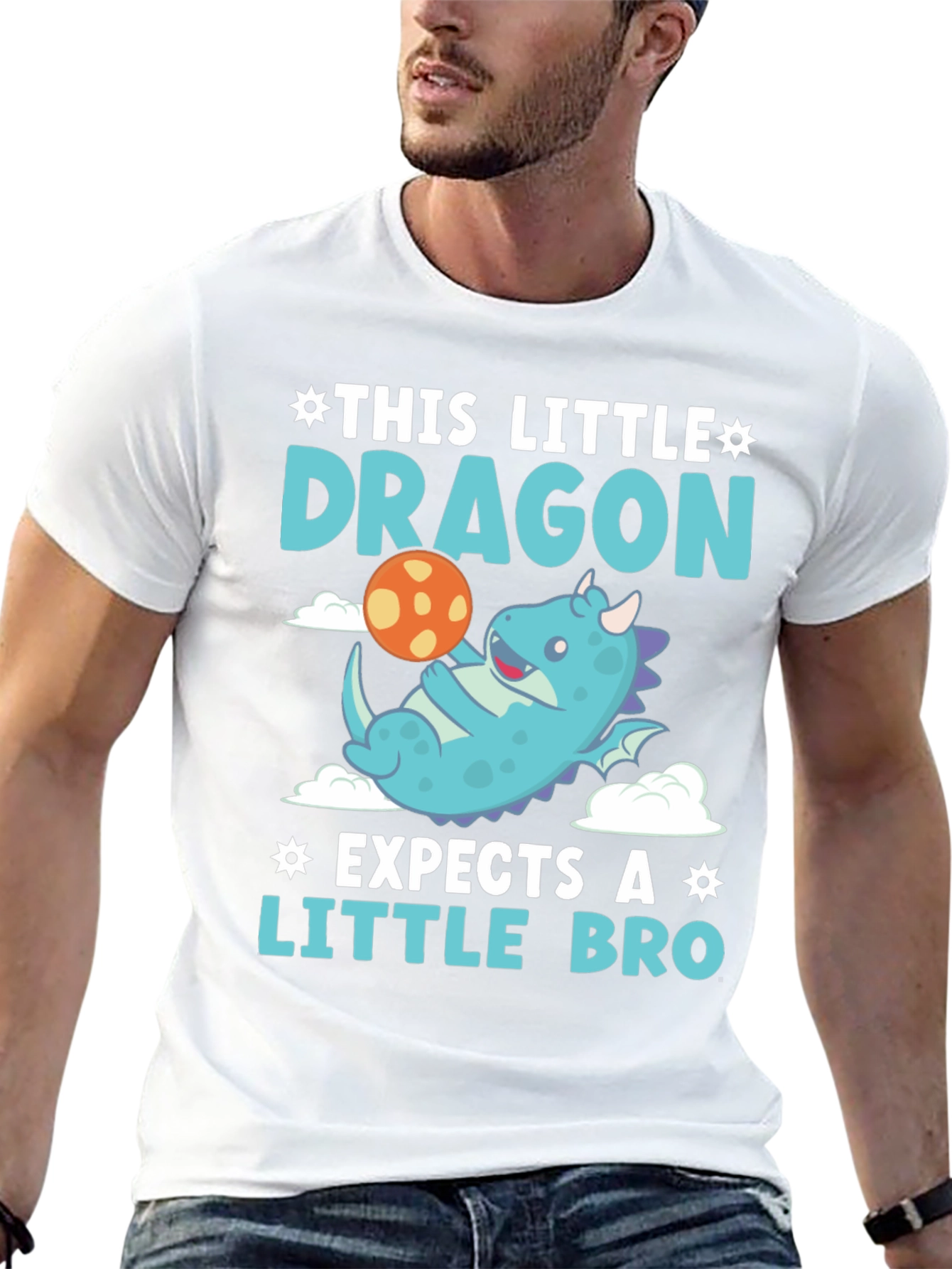 Little Dragon Expects a Little Bro T-Shirt