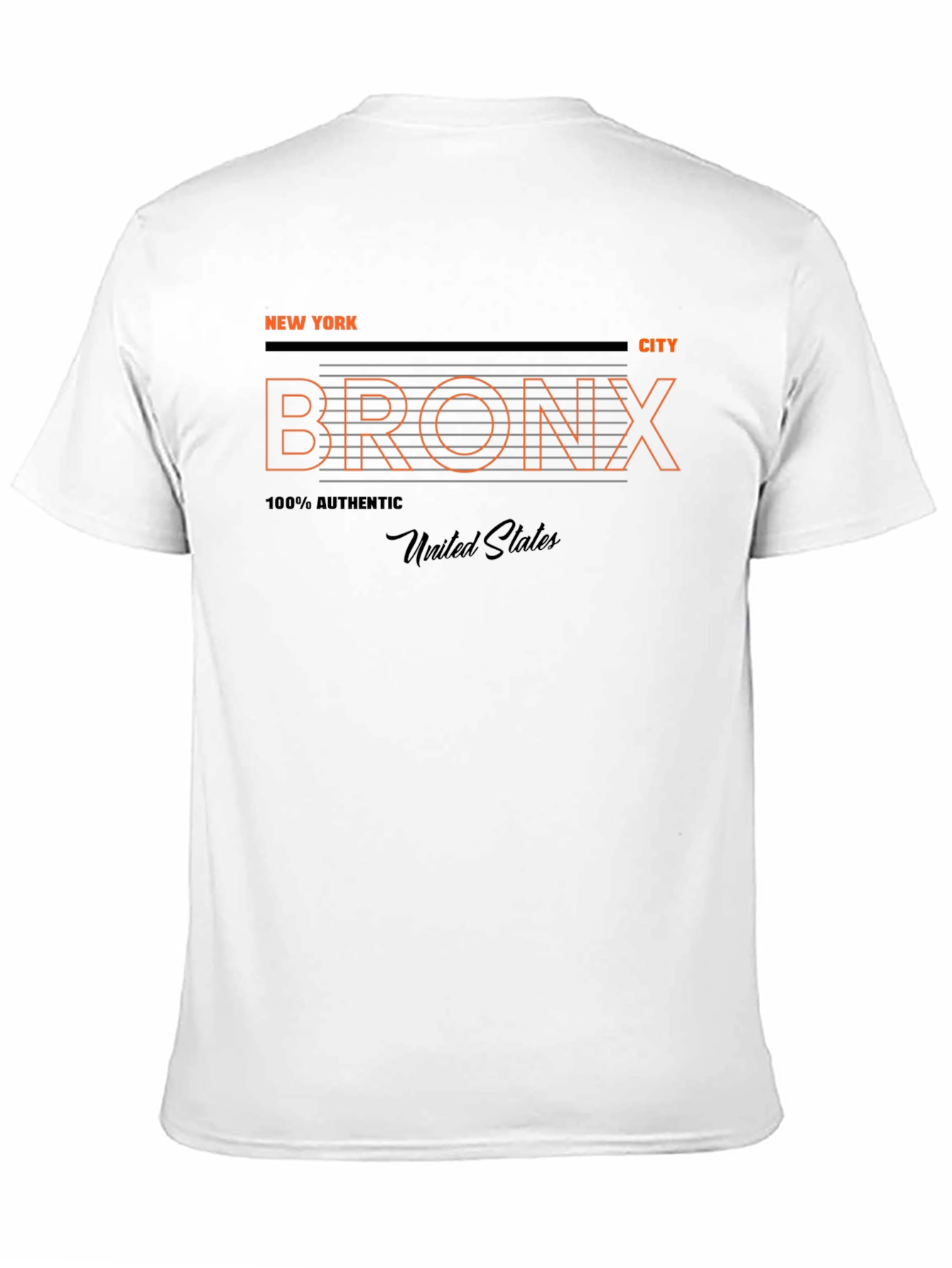Bronx NYC Graphic Tee - Urban Style Cotton T-Shirt