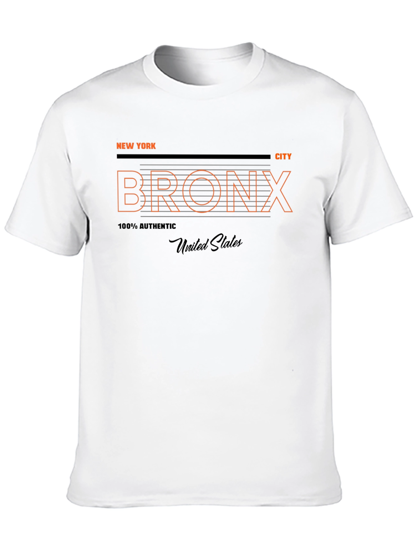 Bronx NYC Graphic Tee - Urban Style Cotton T-Shirt