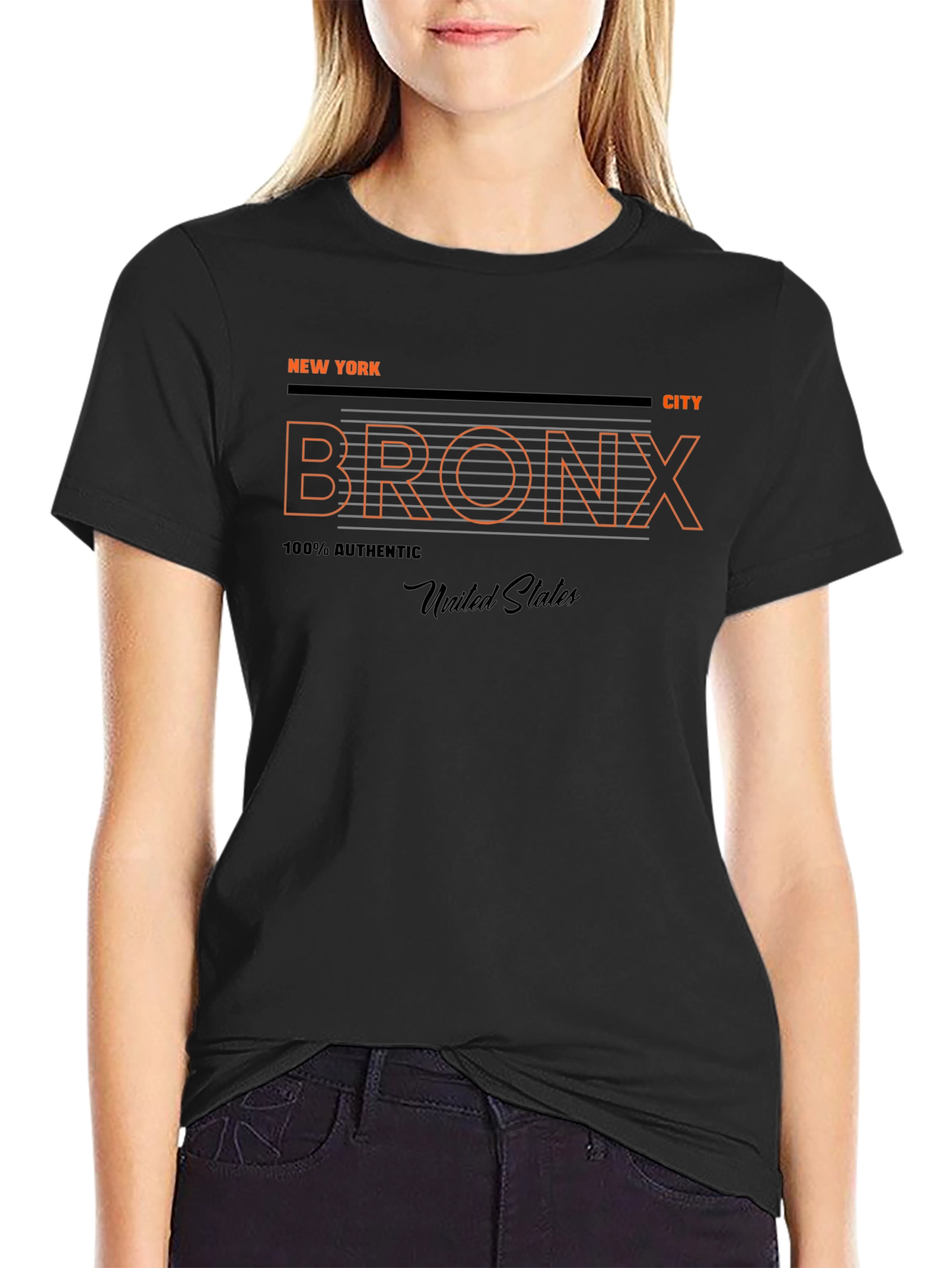 Bronx NYC Graphic Tee - Urban Style Cotton T-Shirt