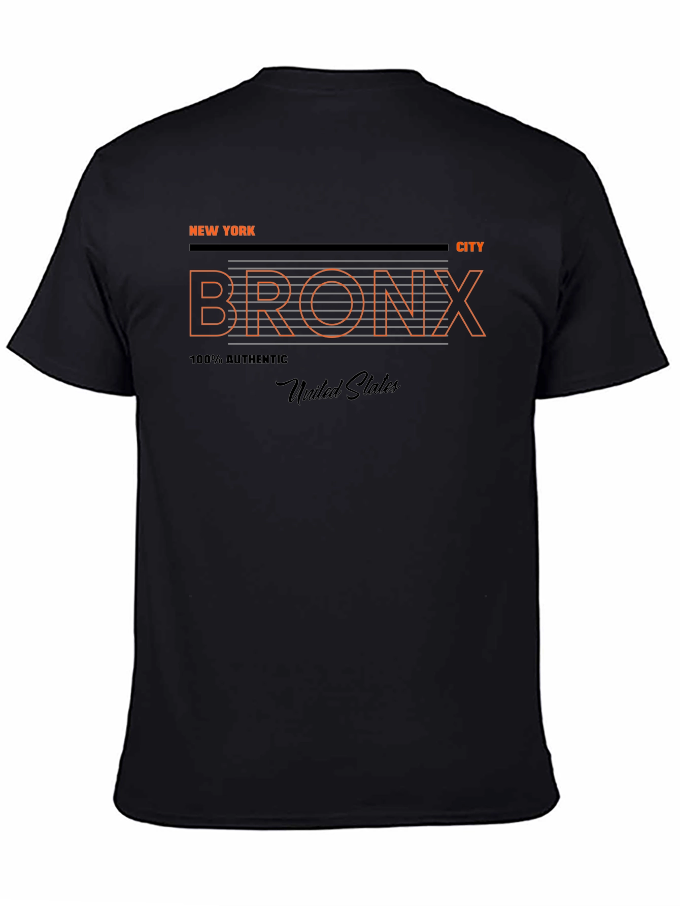 Bronx NYC Graphic Tee - Urban Style Cotton T-Shirt