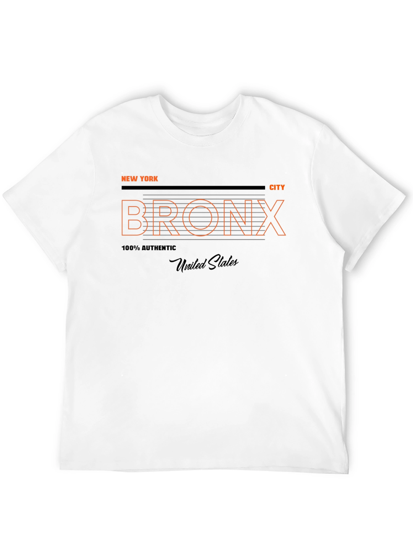 Bronx NYC Graphic Tee - Urban Style Cotton T-Shirt