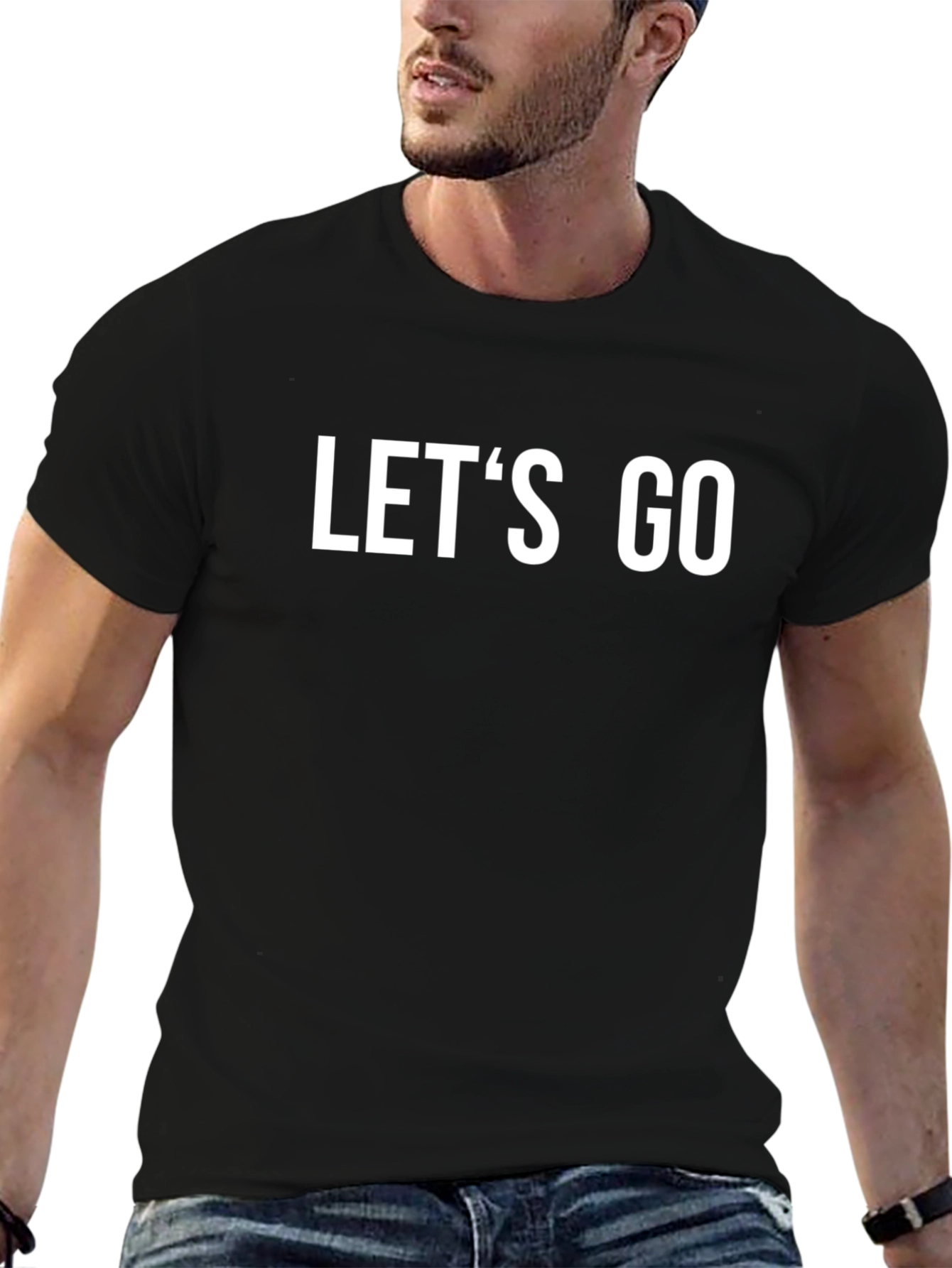Lets Go Graphic T-Shirt - Bold Statement Tee