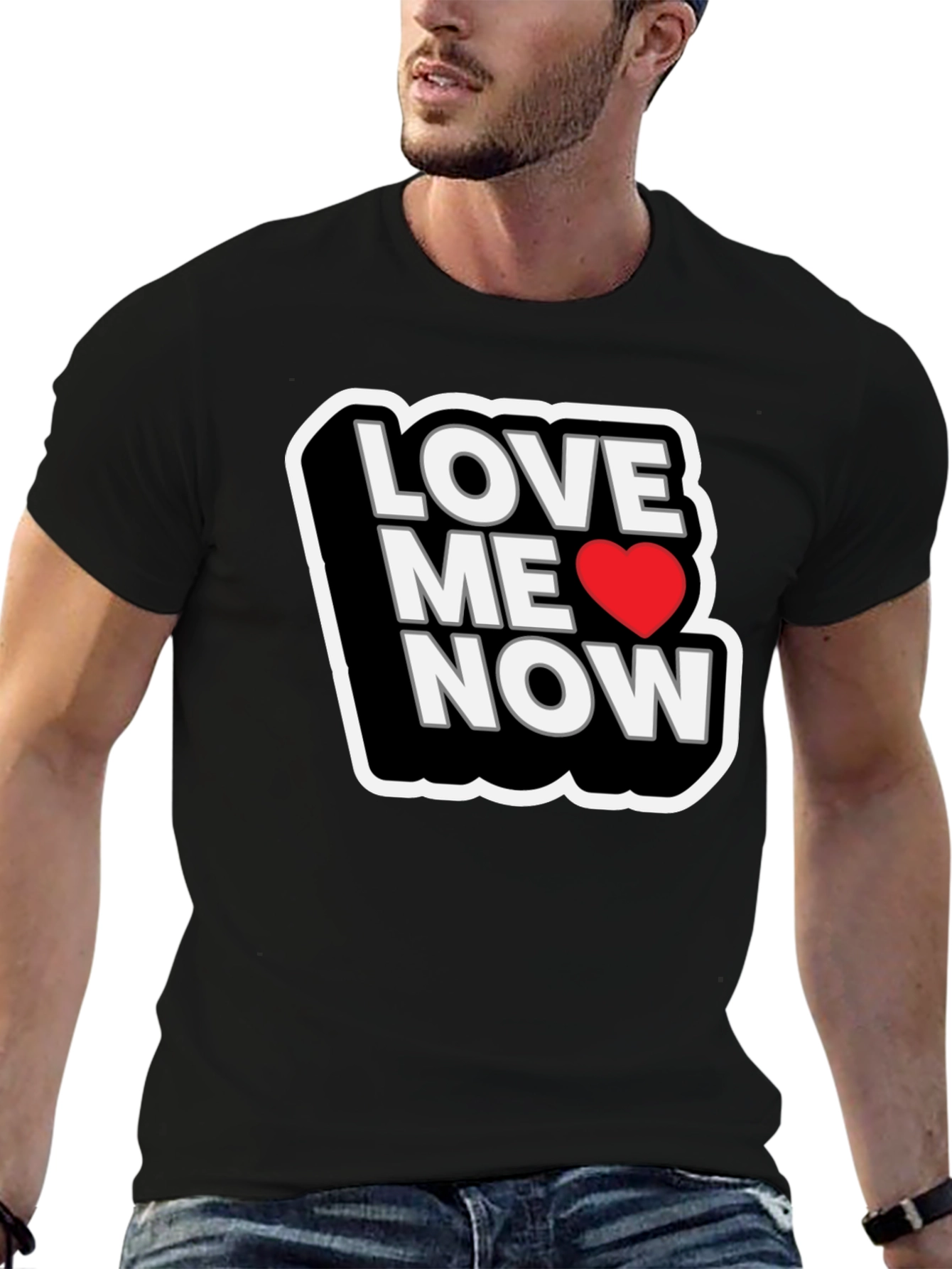 Love Me Now Black T-Shirt