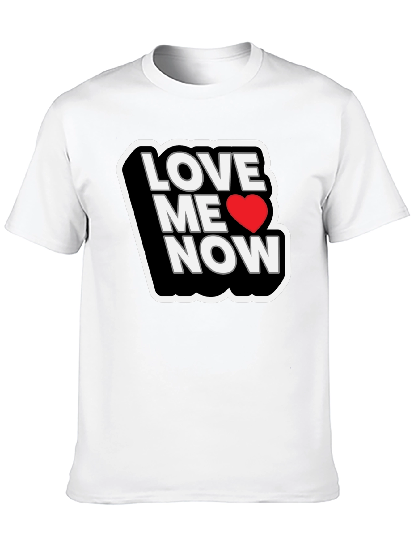Love Me Now Black T-Shirt