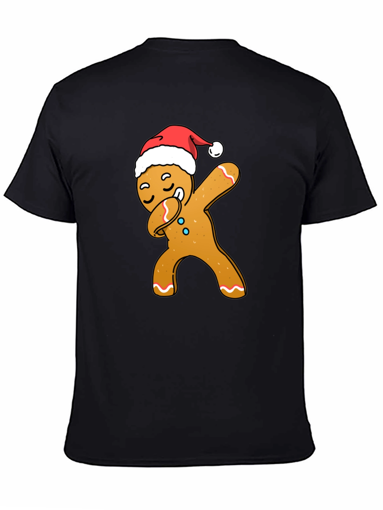 Dabbing Gingerbread Man Christmas T-Shirt