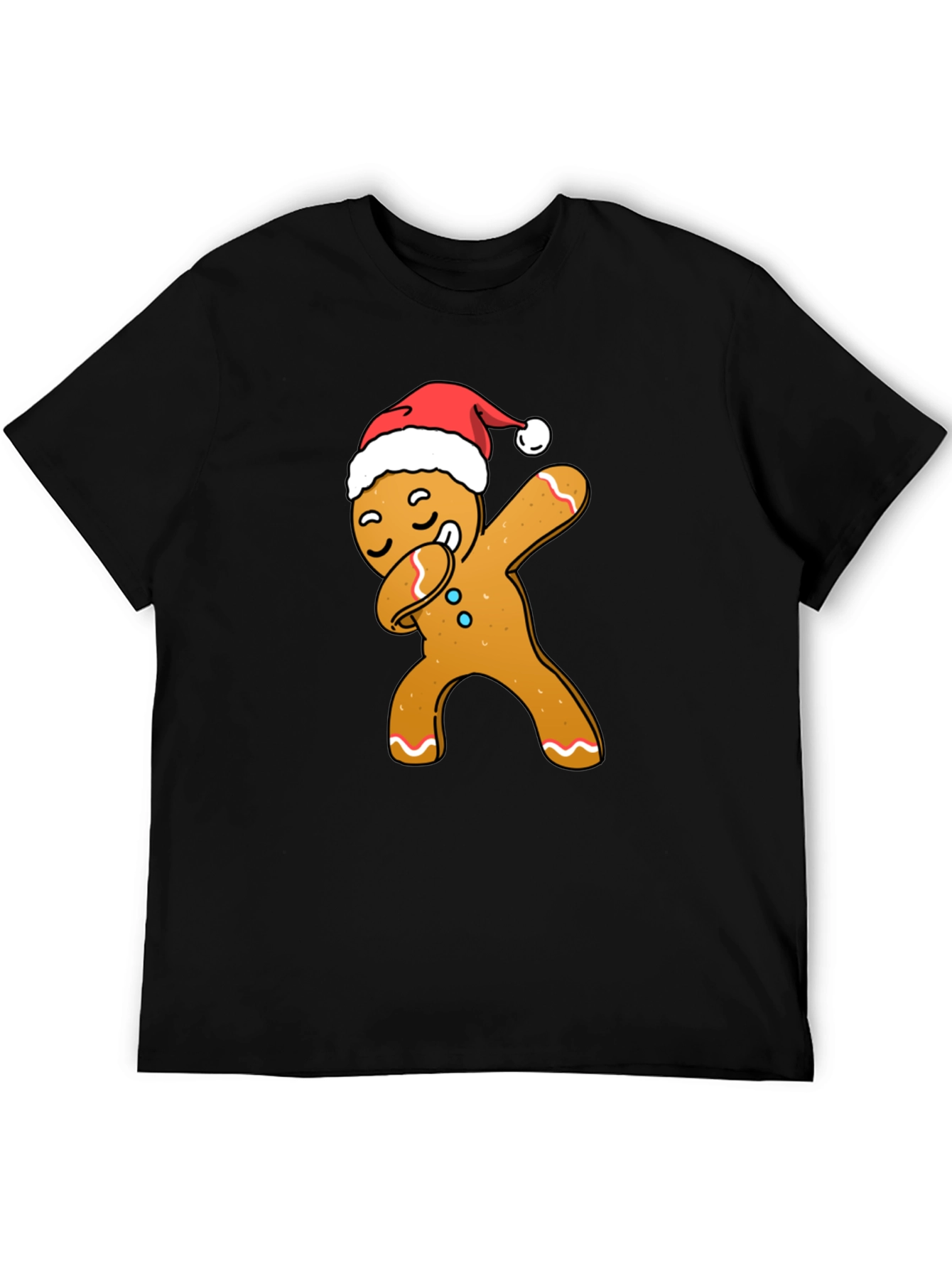 Dabbing Gingerbread Man Christmas T-Shirt