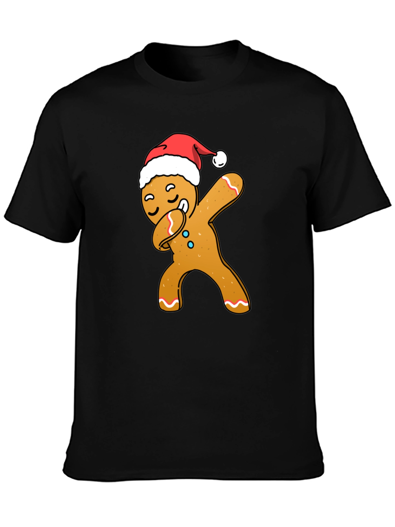 Dabbing Gingerbread Man Christmas T-Shirt