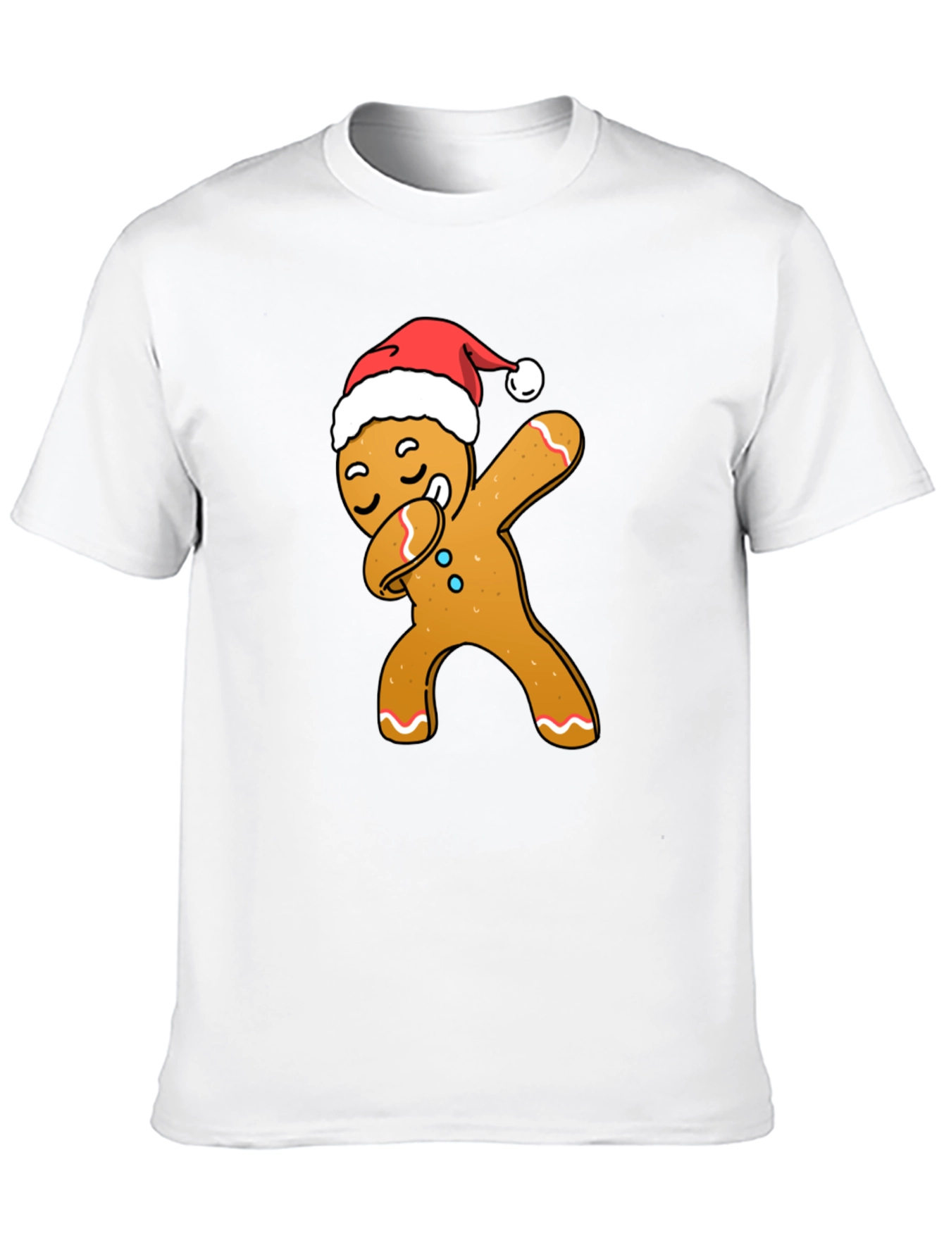 Dabbing Gingerbread Man Christmas T-Shirt