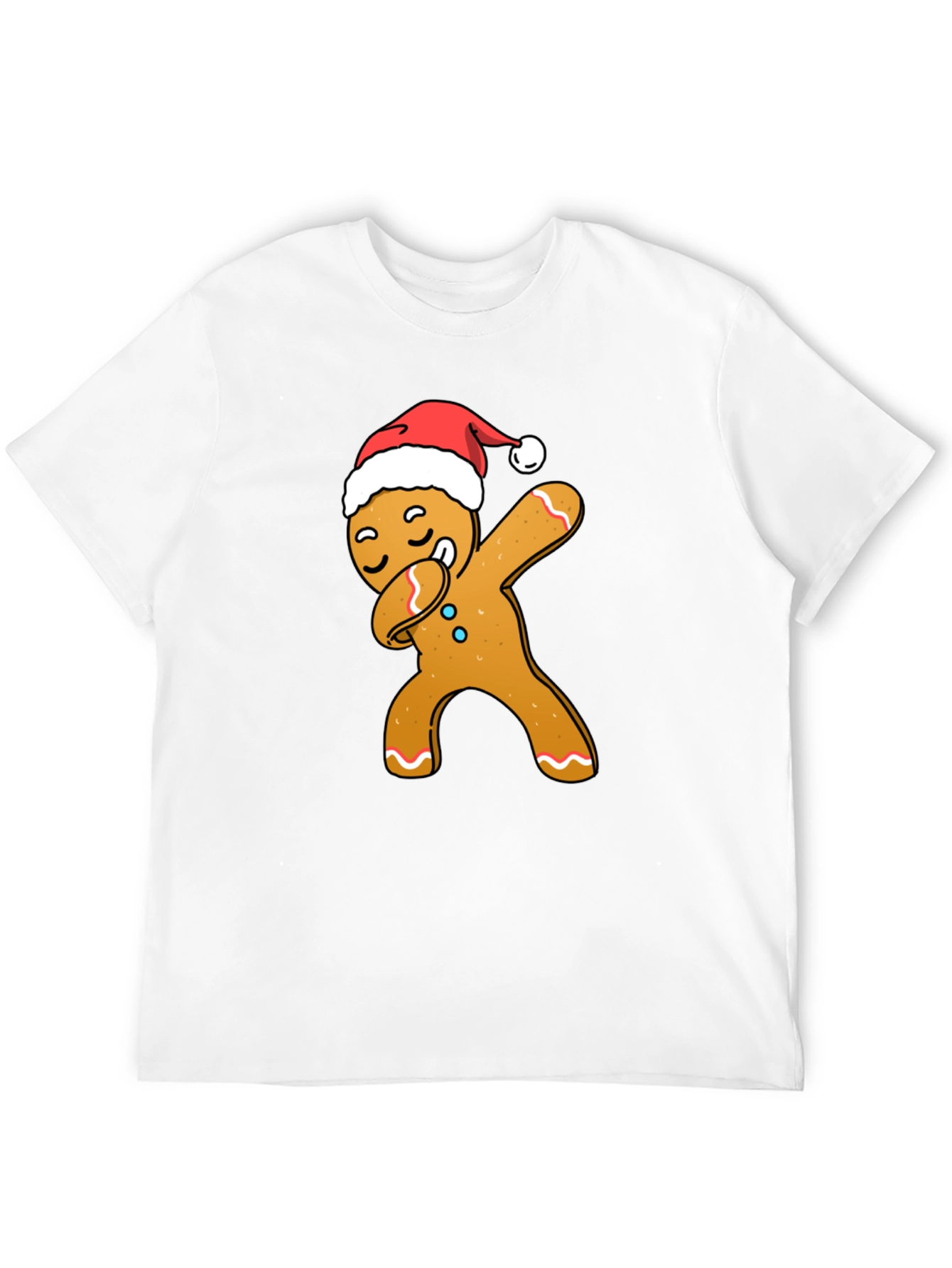 Dabbing Gingerbread Man Christmas T-Shirt