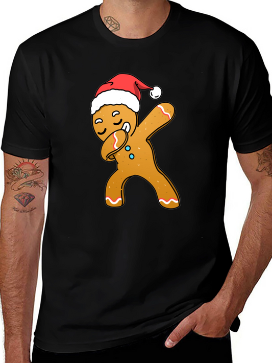 Dabbing Gingerbread Man Christmas T-Shirt