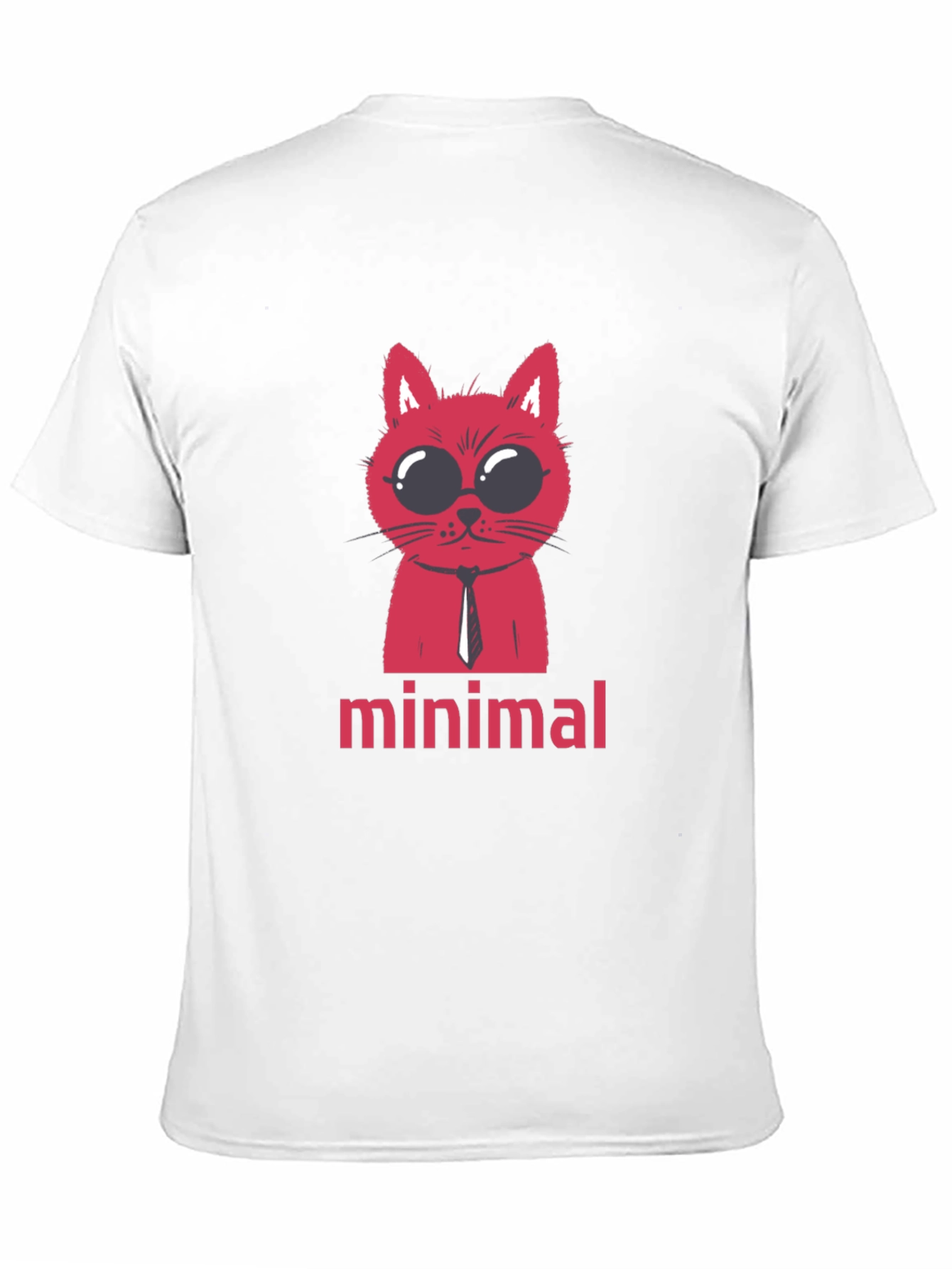 Minimalist Cat T-Shirt - Stylish Graphic Tee