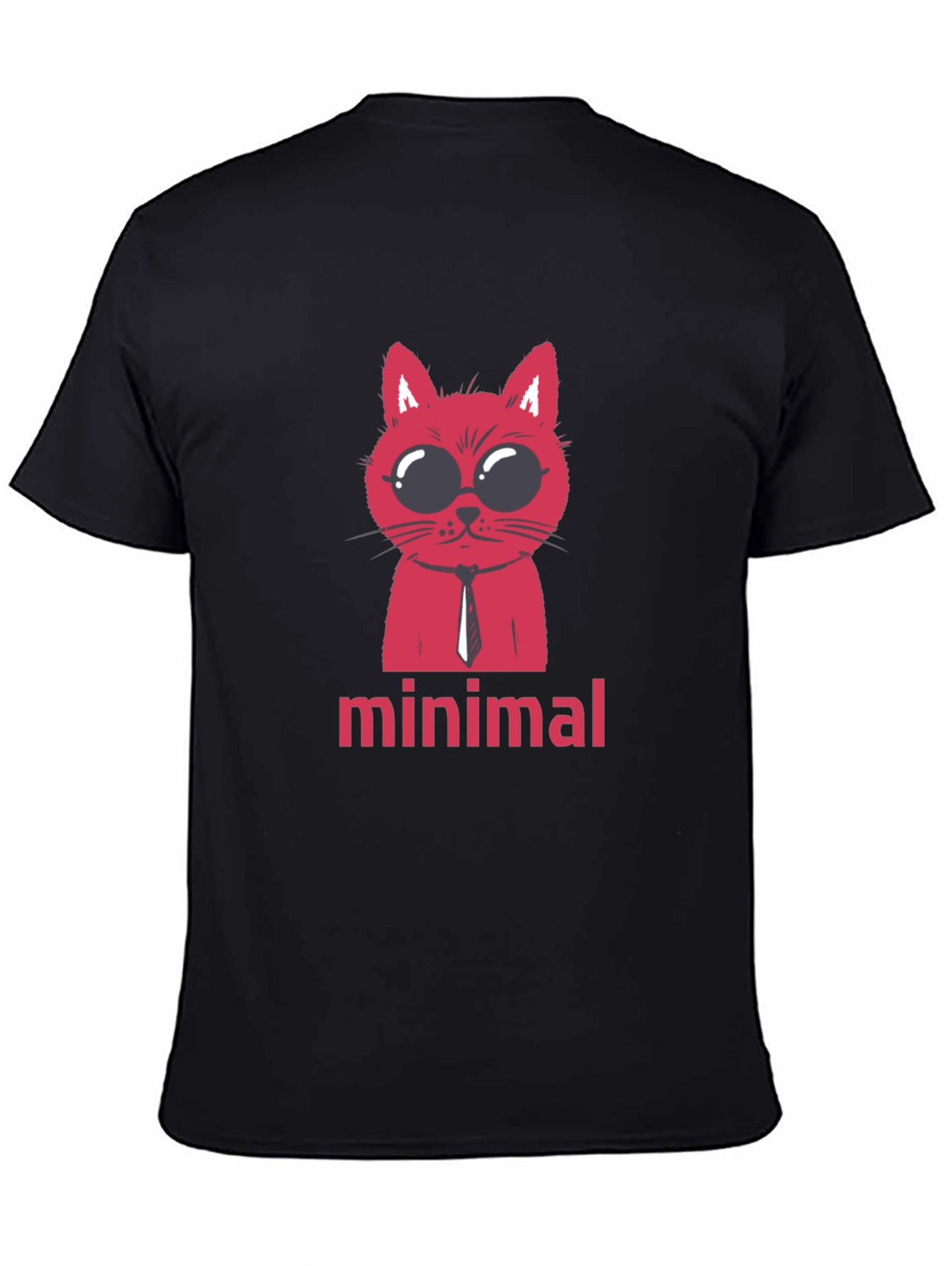 Minimalist Cat T-Shirt - Stylish Graphic Tee