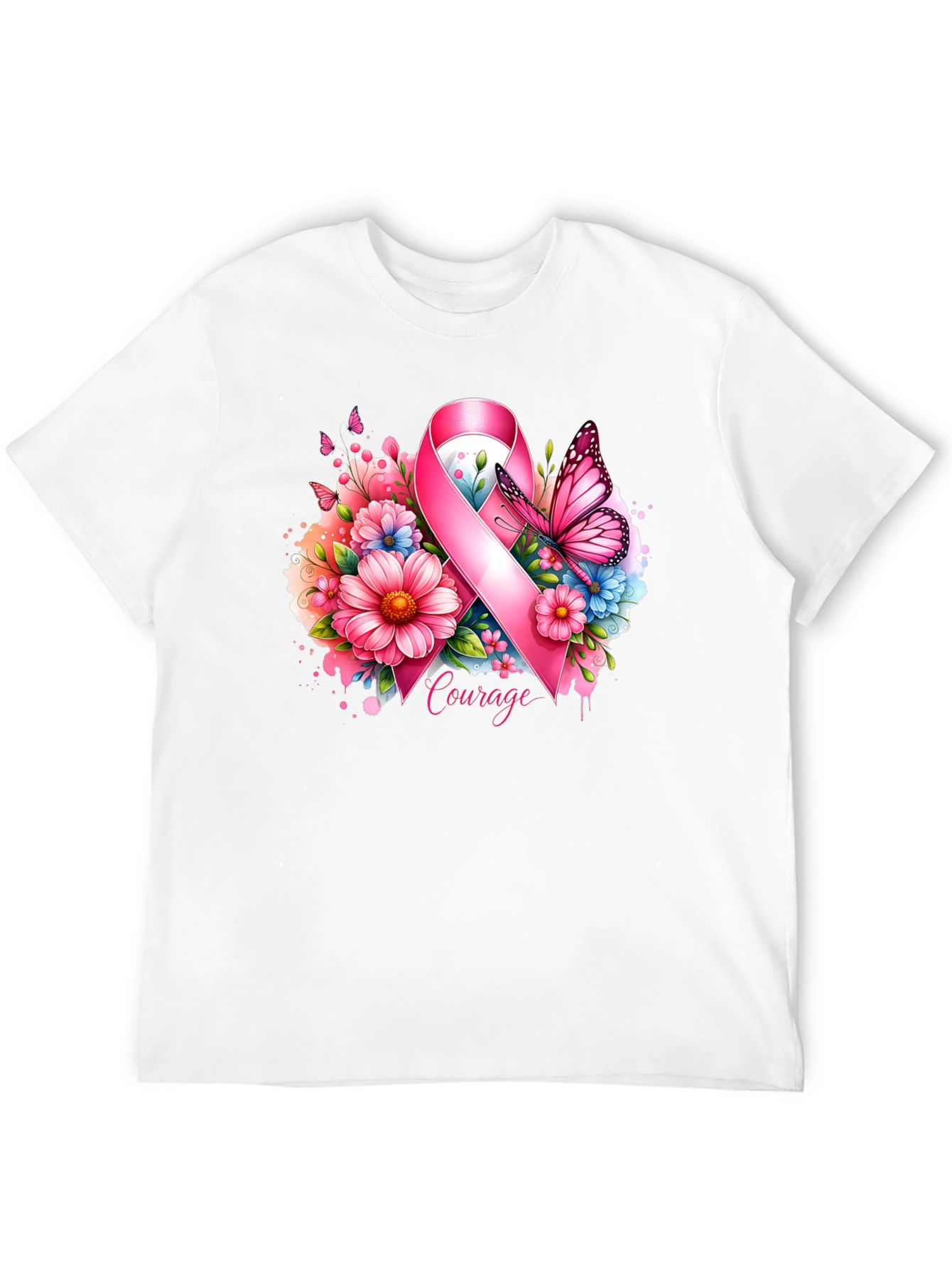 Courage Ribbon Graphic Tee