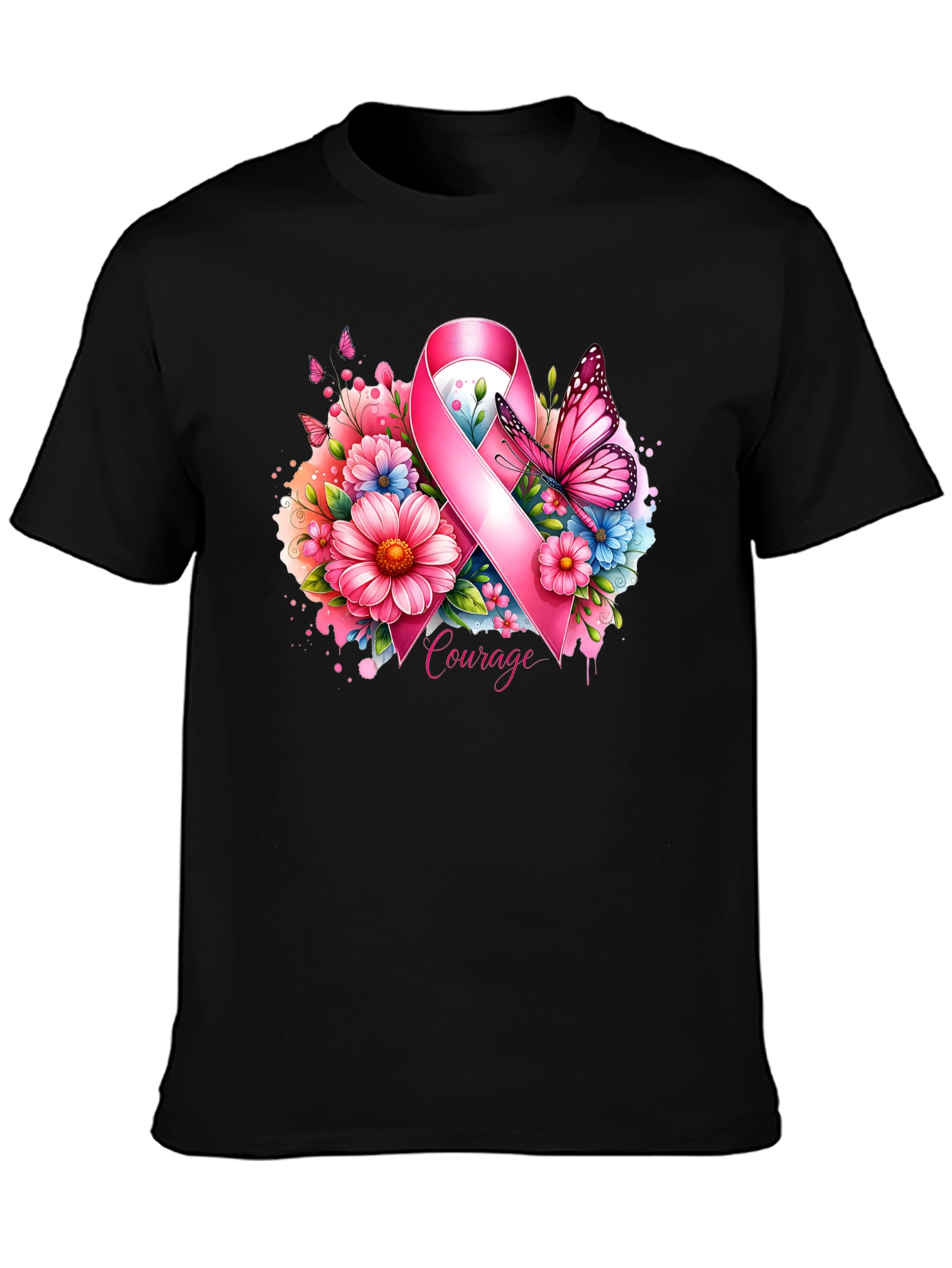 Courage Ribbon Graphic Tee