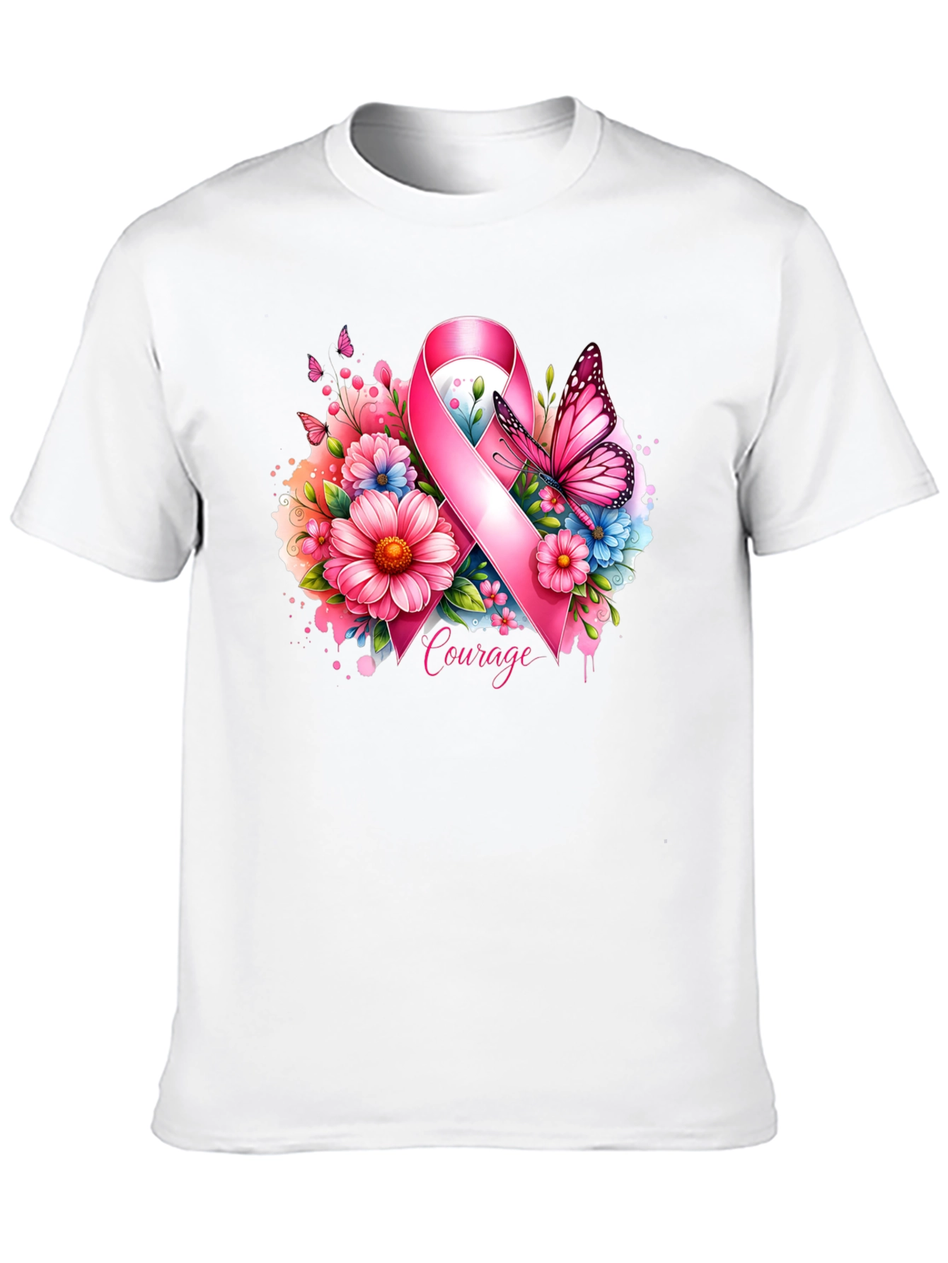 Courage Ribbon Graphic Tee
