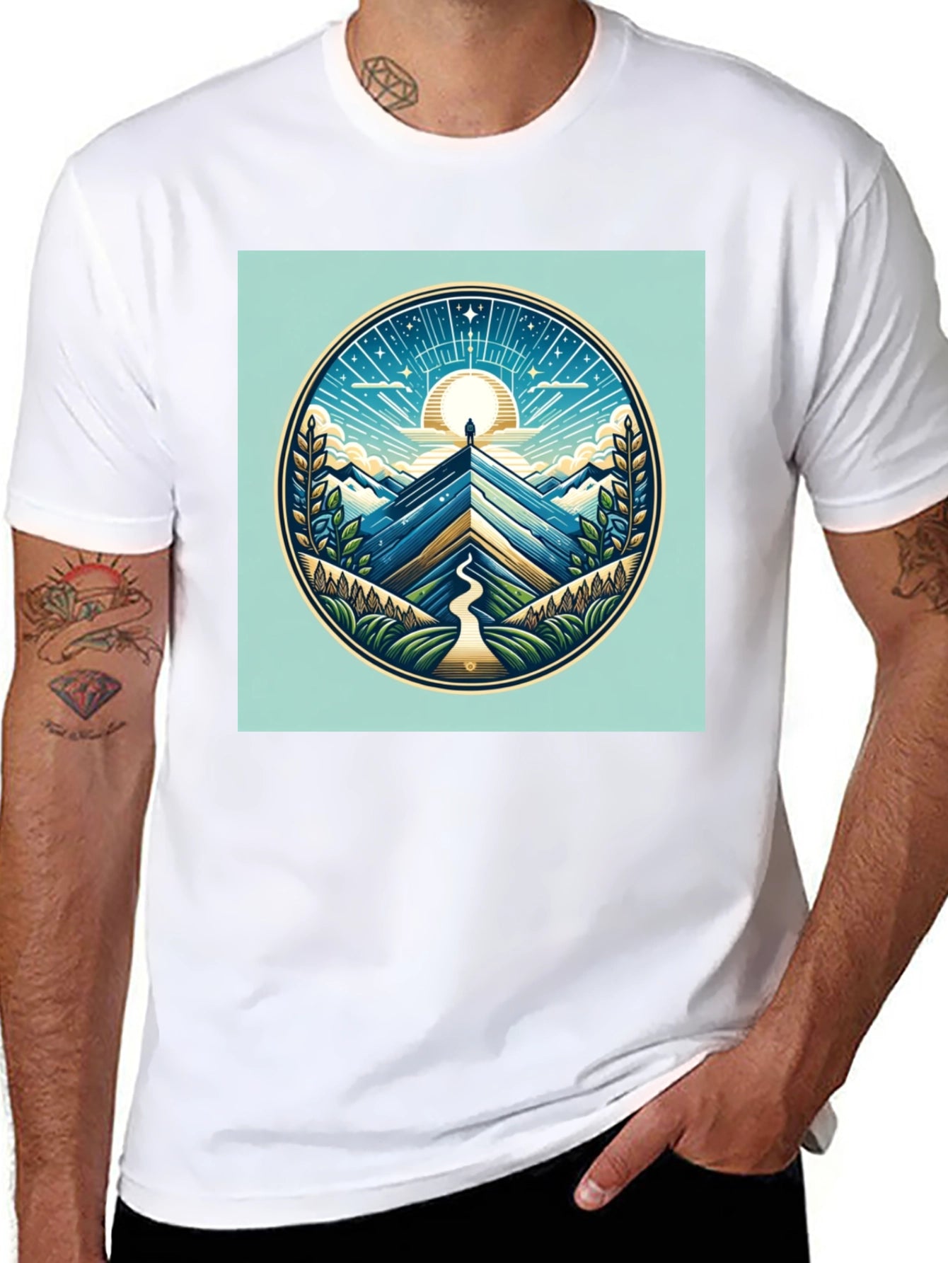 Scenic Mountain Peak T-Shirt