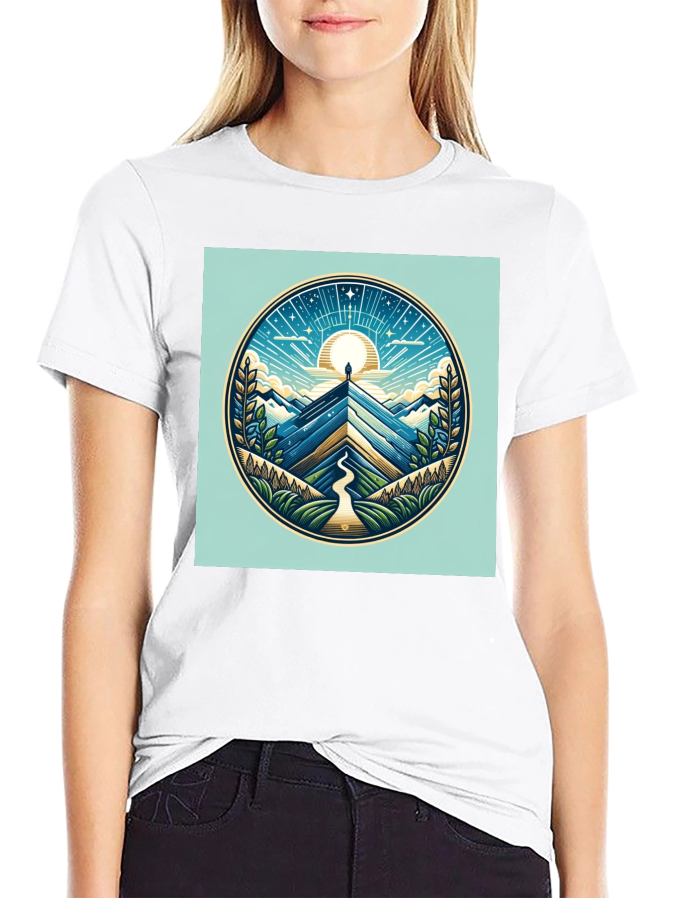 Scenic Mountain Peak T-Shirt