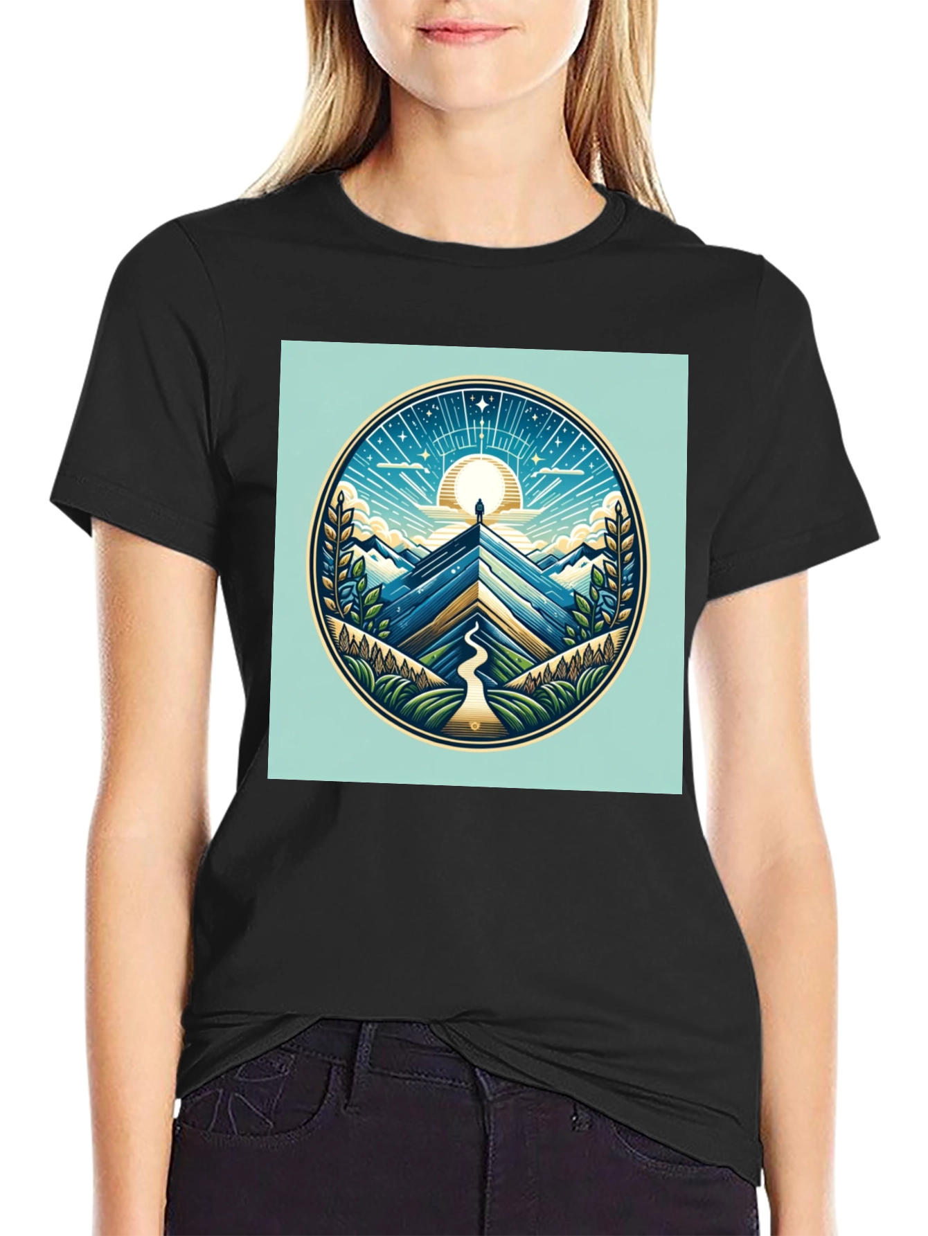 Scenic Mountain Peak T-Shirt
