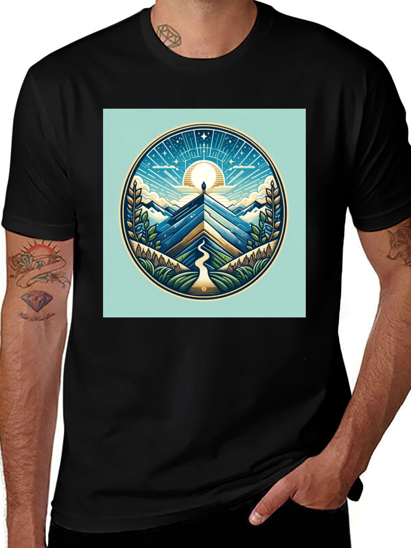 Scenic Mountain Peak T-Shirt