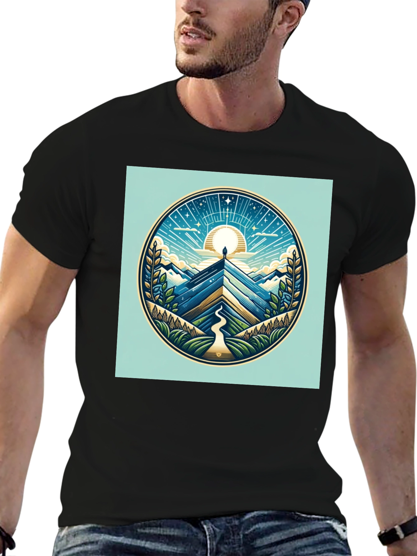 Scenic Mountain Peak T-Shirt