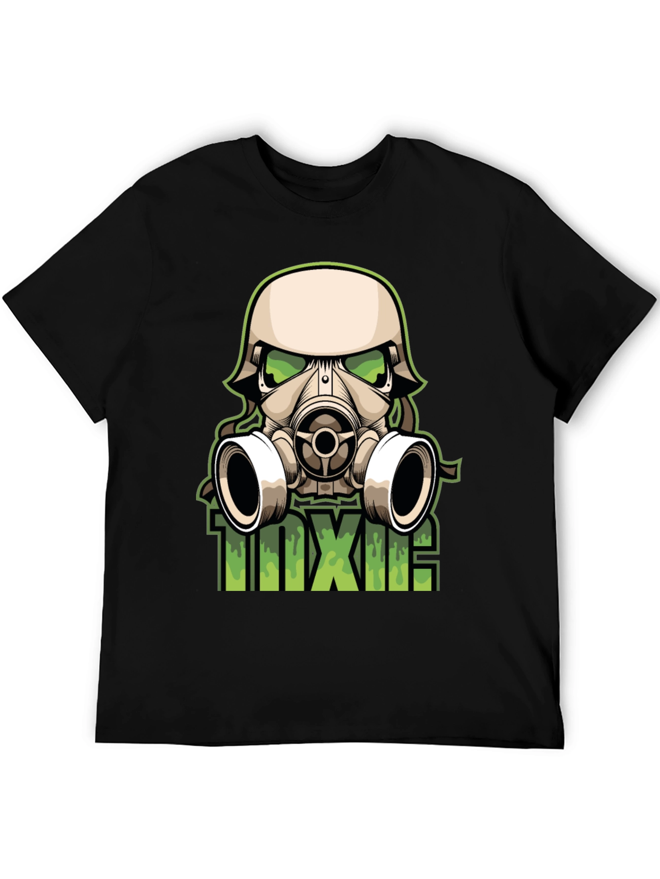 Toxic Graphic T-Shirt - Black Cotton Tee