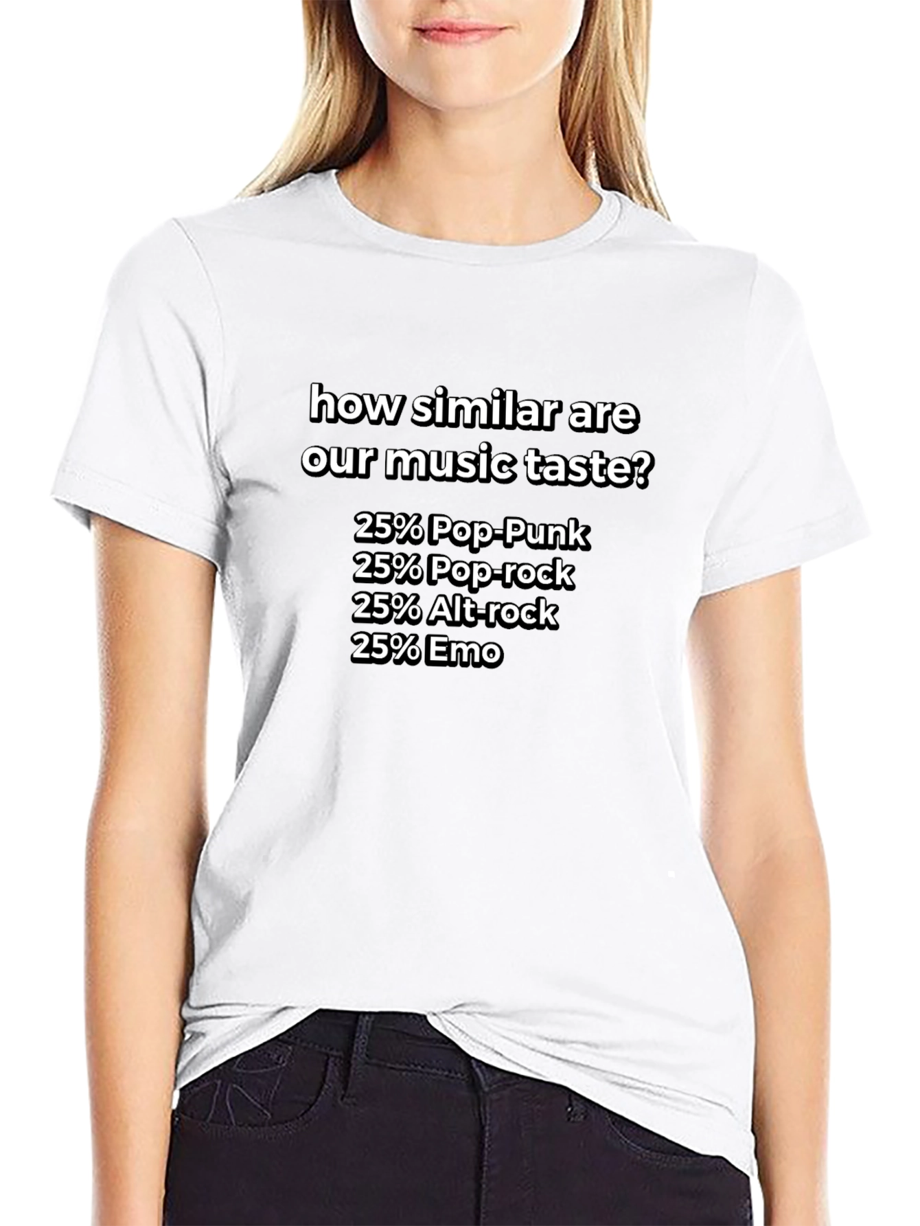 Music Taste T-Shirt - Pop-Punk Pop-Rock Alt-Rock Emo