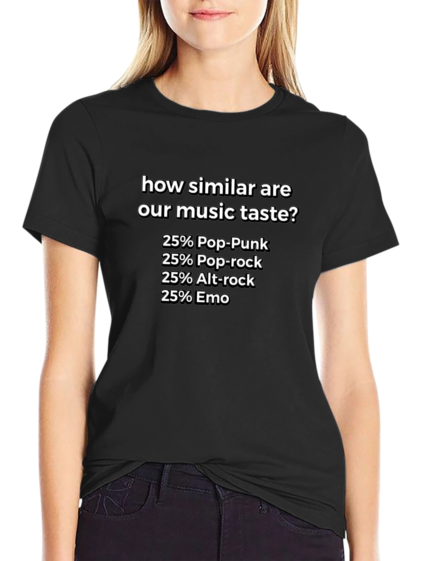 Music Taste T-Shirt - Pop-Punk Pop-Rock Alt-Rock Emo