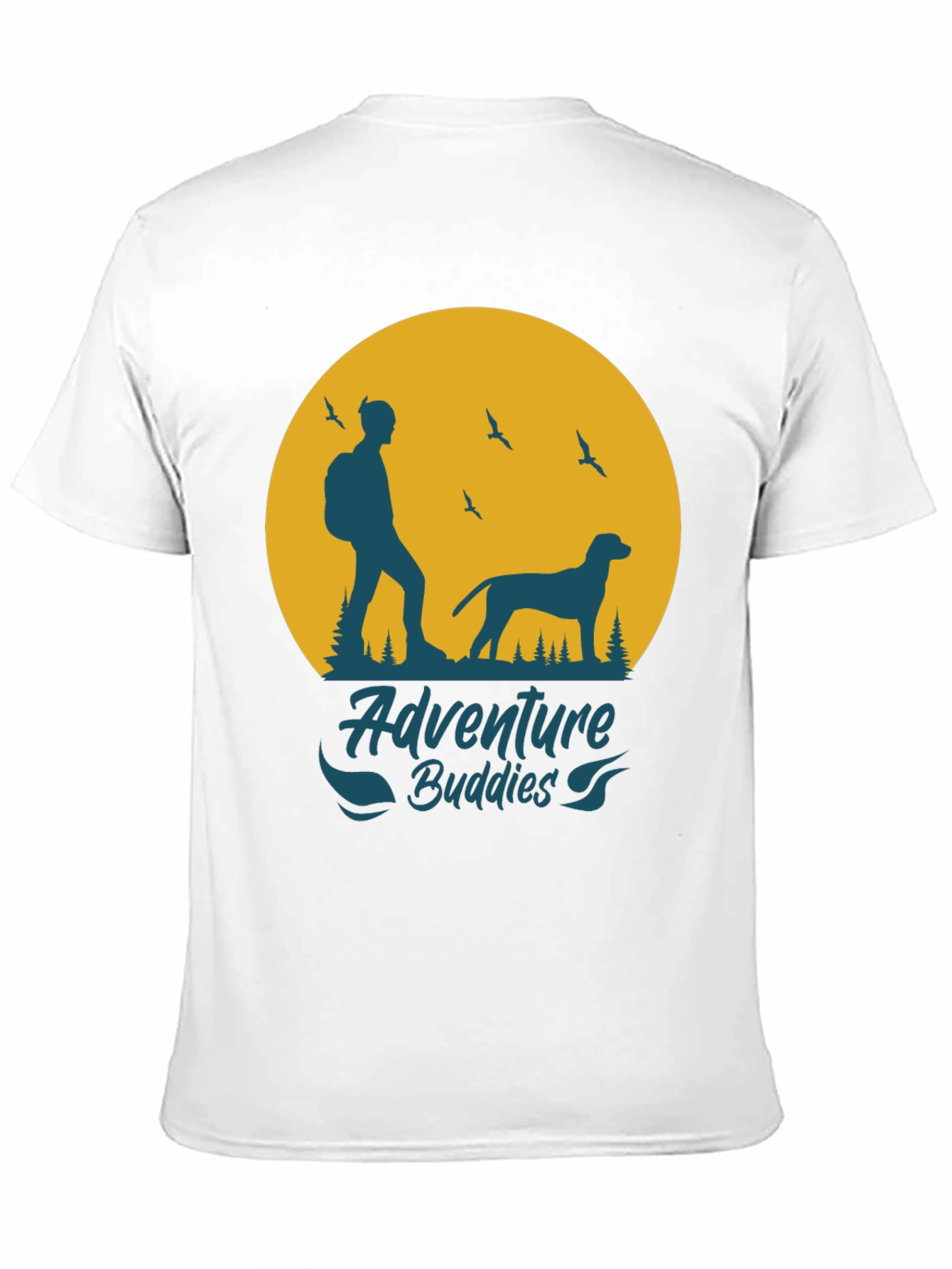 Adventure Buddies Graphic Tee - Mens Black T-Shirt