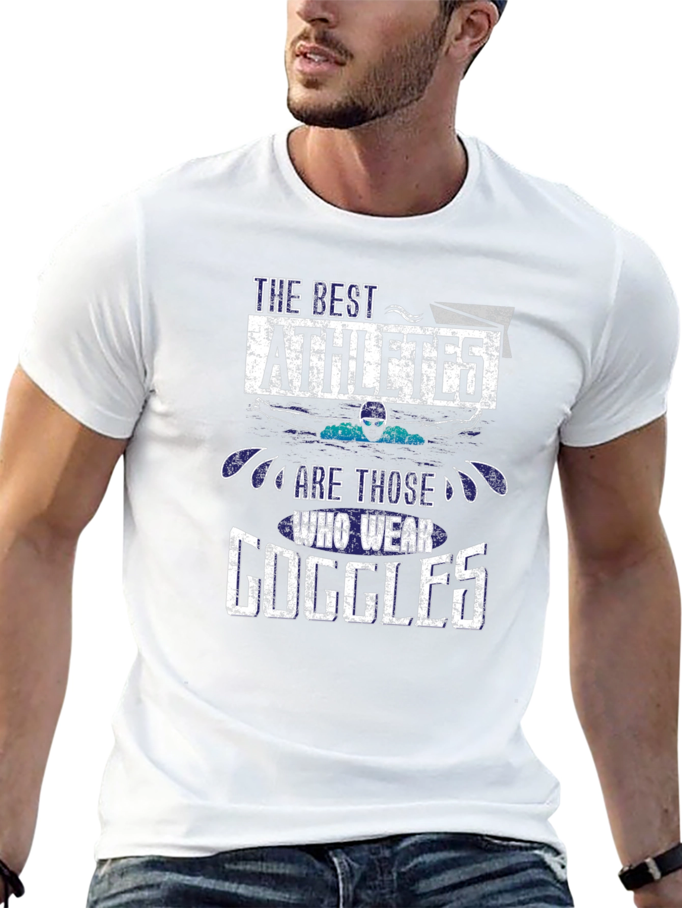 Athlete Goggles T-Shirt: The Best Wear Goggles