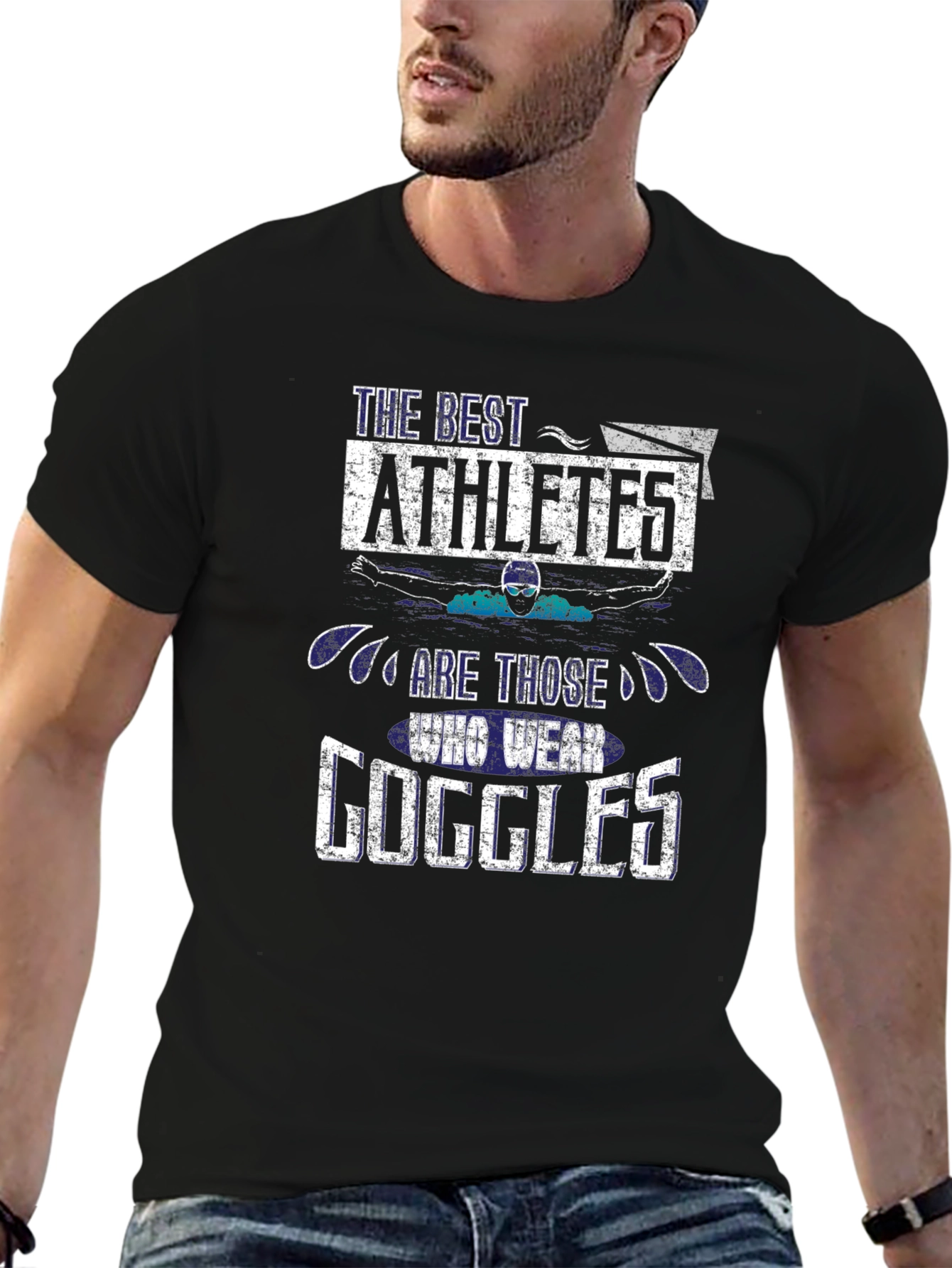 Athlete Goggles T-Shirt: The Best Wear Goggles