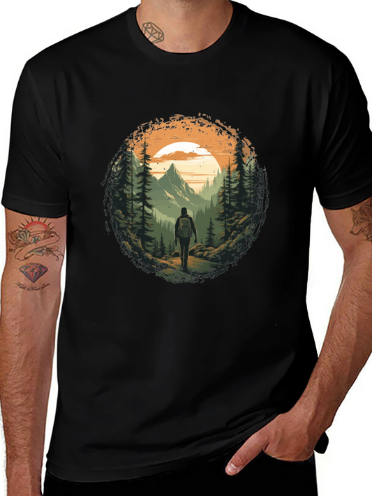 Hiking Adventure Graphic Tee - Explore the Outdoors!