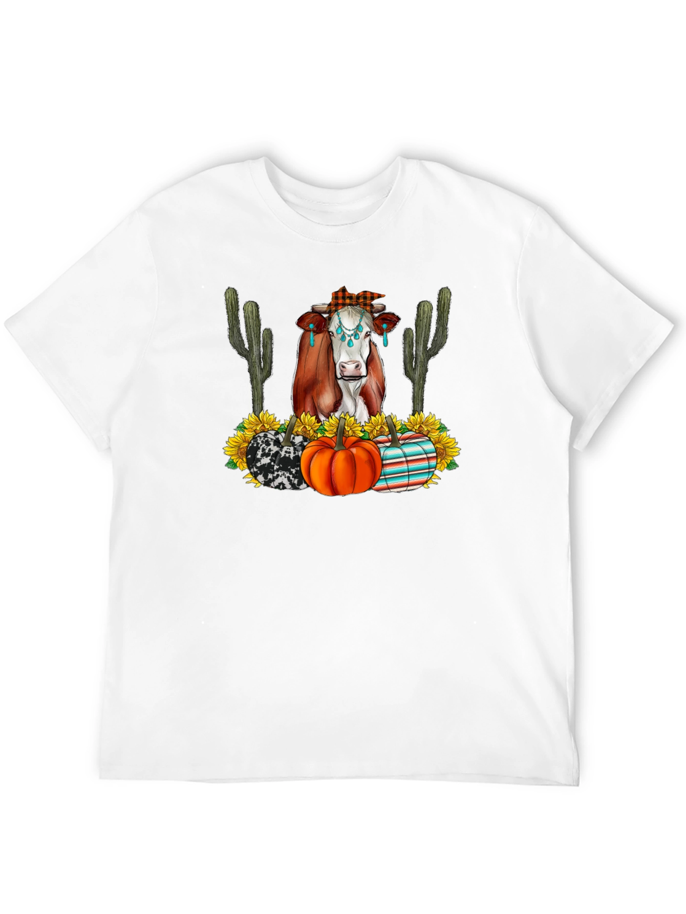 Cow & Pumpkin Graphic Tee
