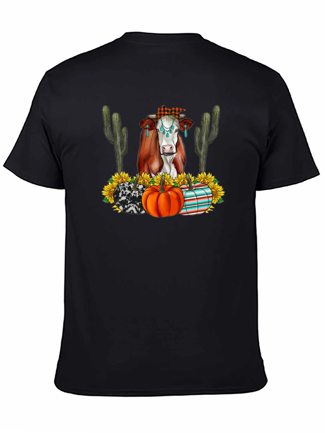 Cow & Pumpkin Graphic Tee