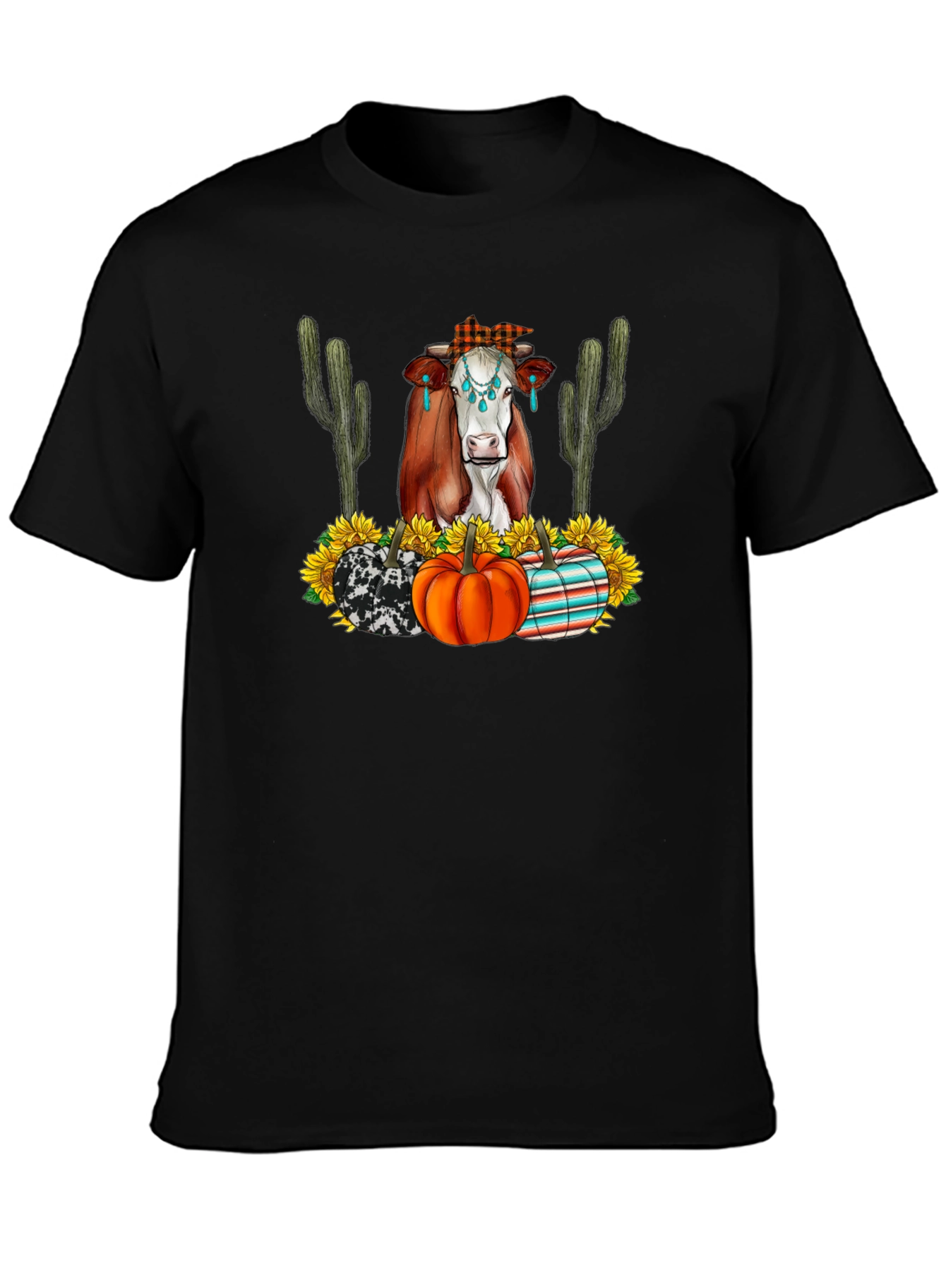 Cow & Pumpkin Graphic Tee