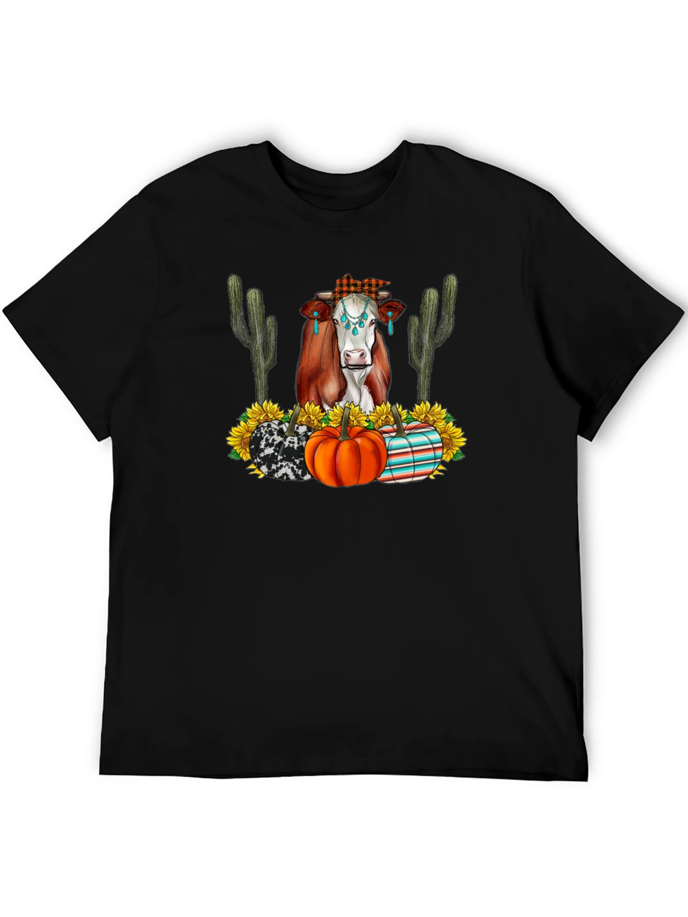 Cow & Pumpkin Graphic Tee