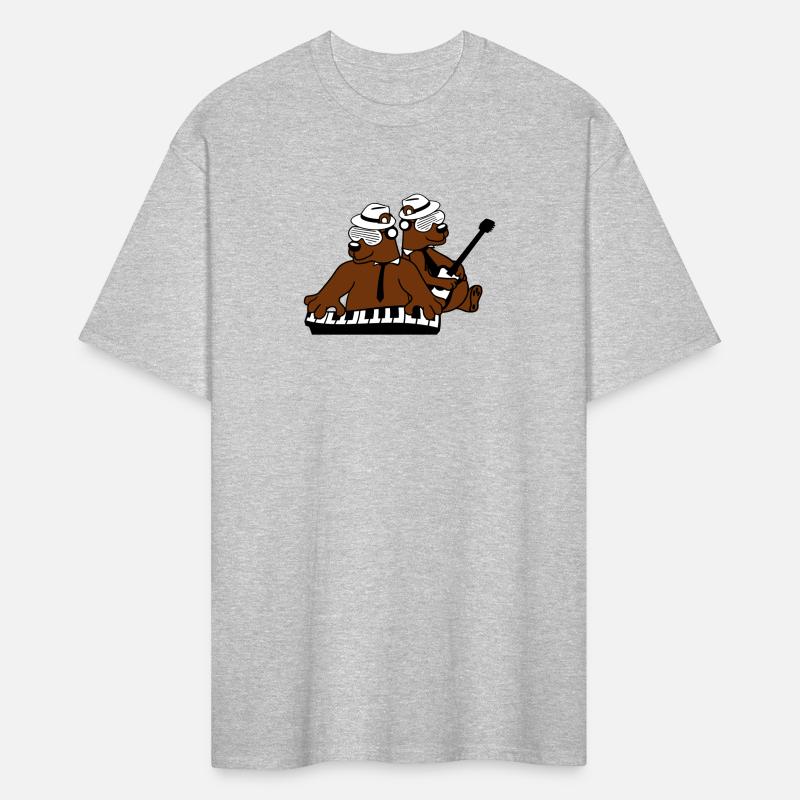 2 Cool Brown Bear Team Friends Playing Band Music