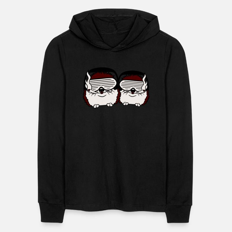 2 Funny Hedgehogs Fun Team DJ Club Fun Music Party