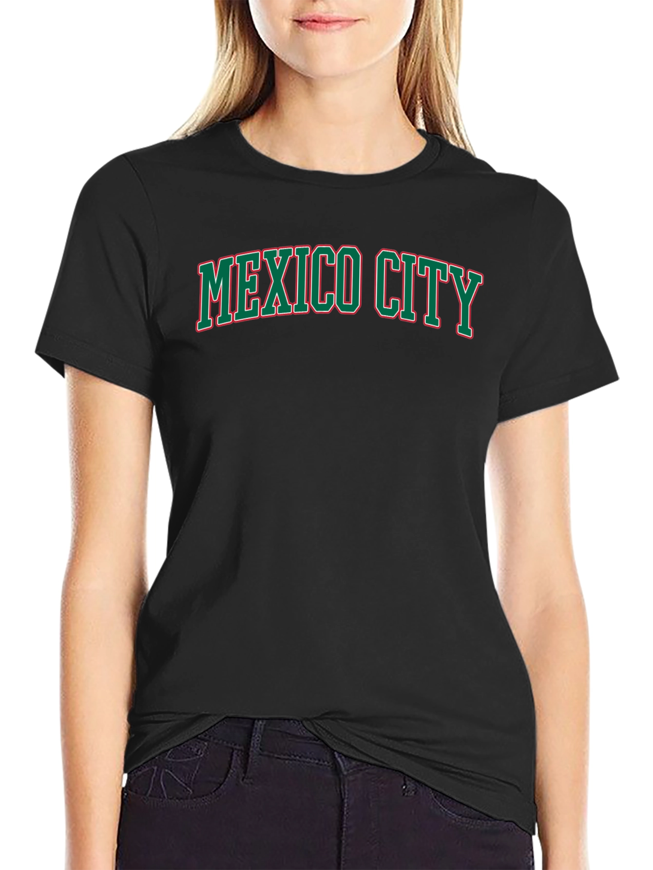 Mexico City Graphic T-Shirt - Black