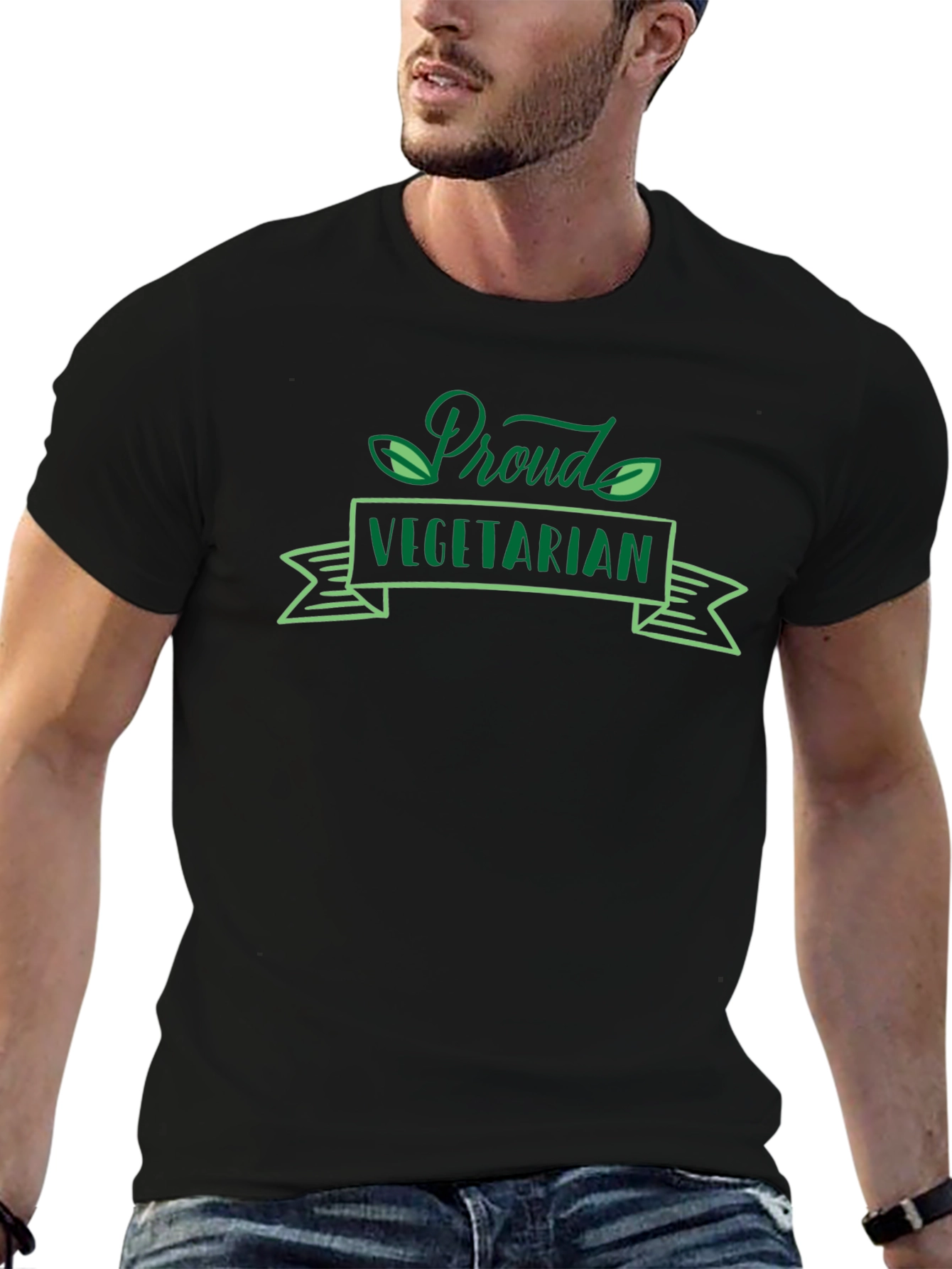 Proud Vegetarian Graphic T-Shirt