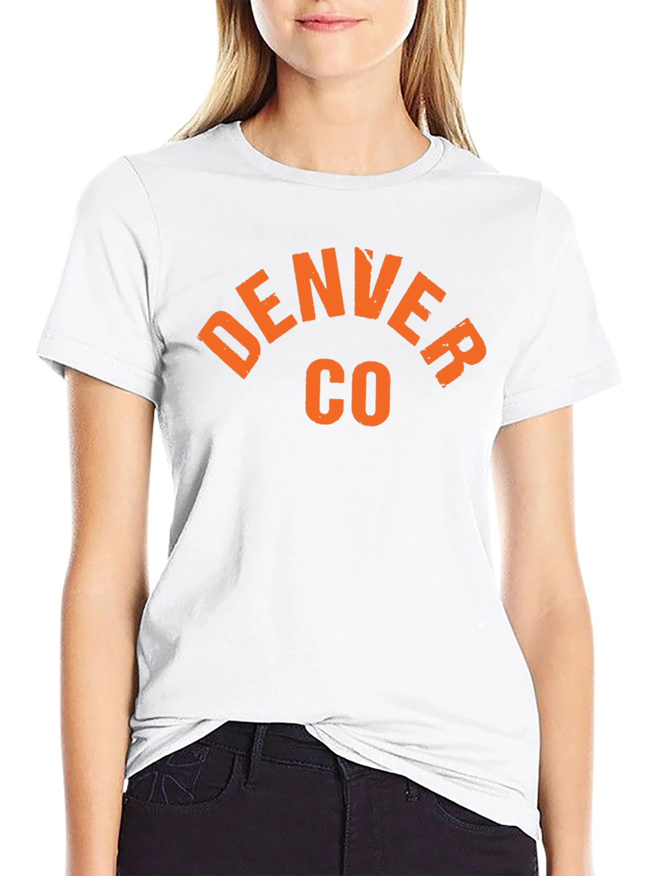Denver CO Graphic T-Shirt - Distressed Print