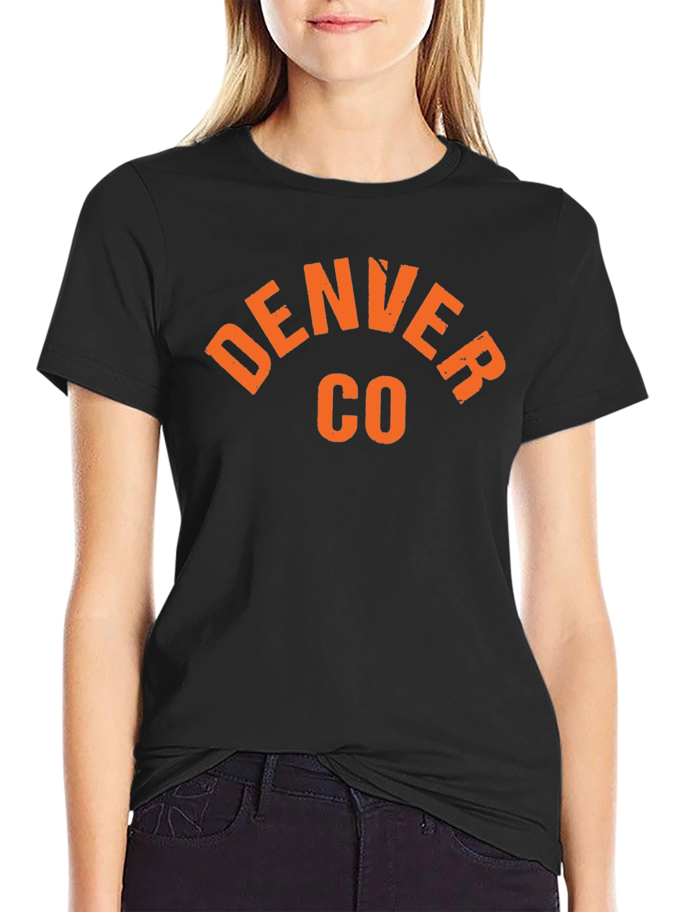 Denver CO Graphic T-Shirt - Distressed Print