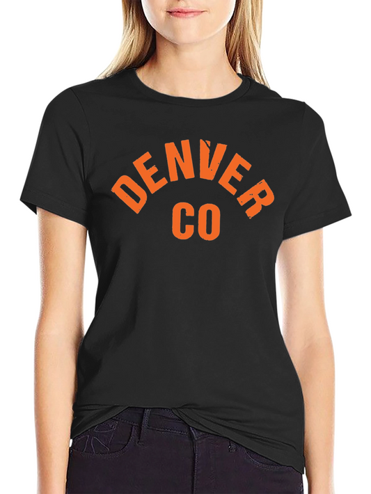 Denver CO Graphic T-Shirt - Distressed Print